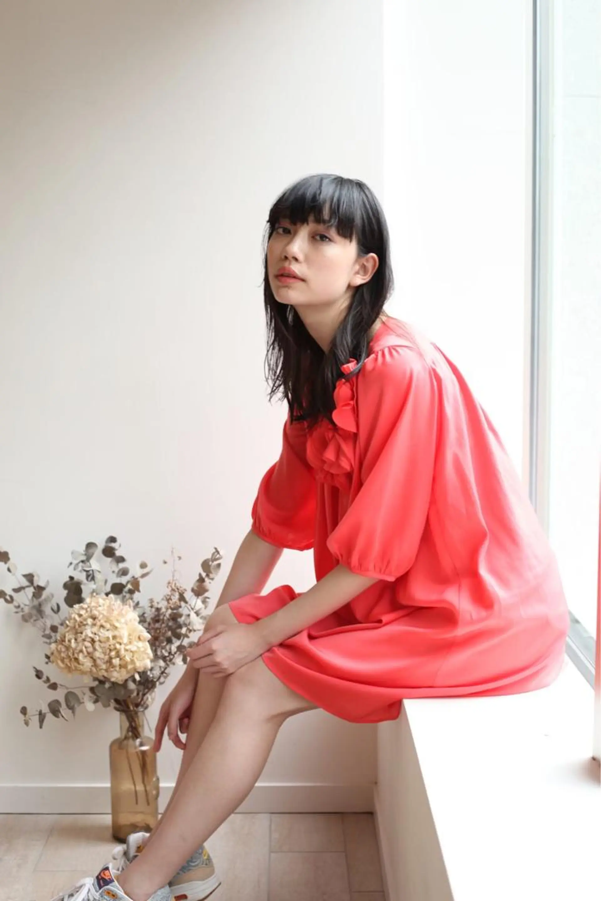 セミロング カラー パーマ ヘアアレンジ メンズ キッズ ネイル マツエク・マツパ メンズウルフカット アディクシーカラー 透明感カラー ボブ ウルフカット unu hair所属・藤井 仁紀のヘアスタイル