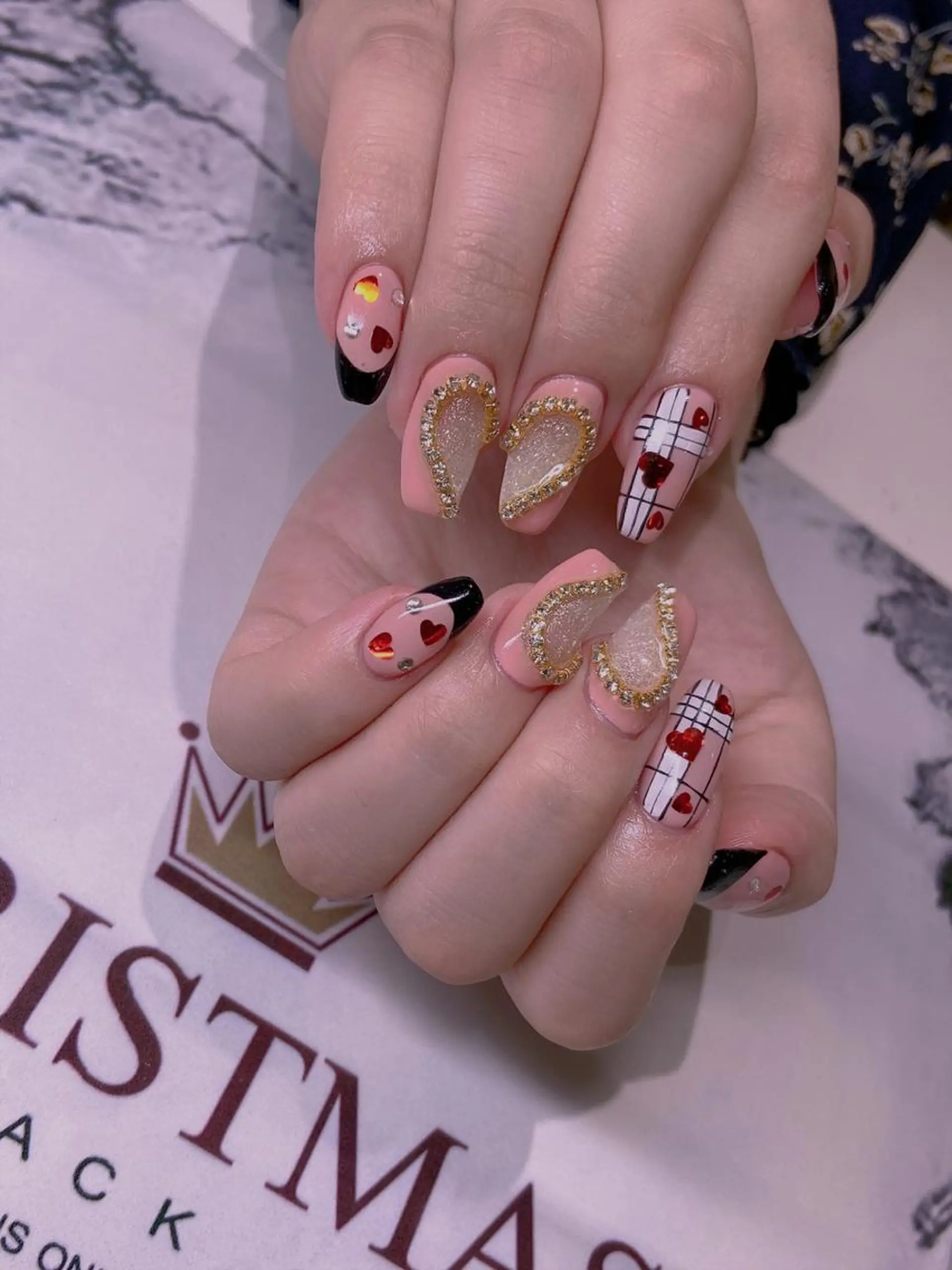 ネイル 長さだし専門店 M2　rikaのネイルデザイン