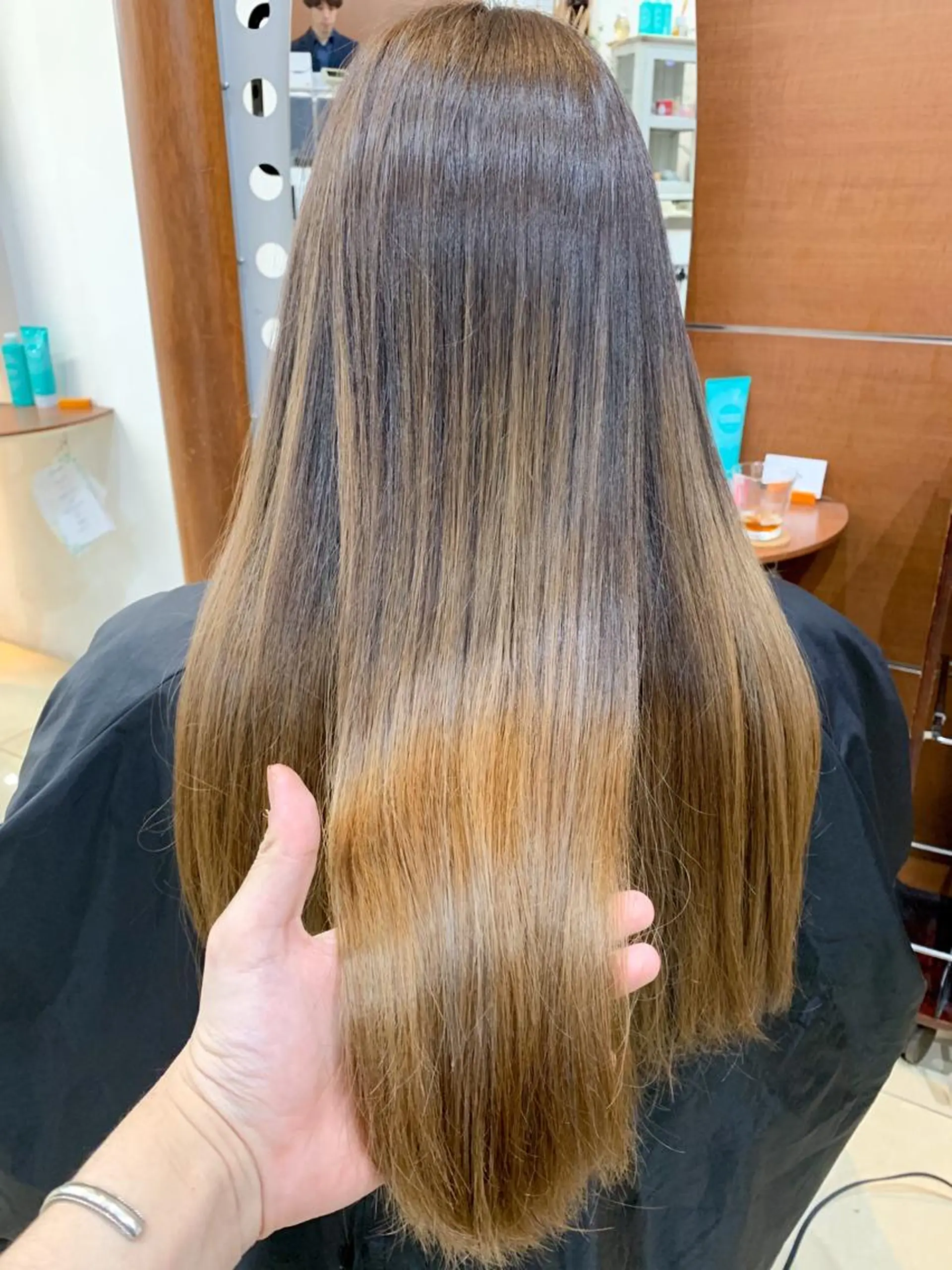 ロング パーマ 縮毛矯正/髪質改善 /韓国風　山川春輝のヘアスタイル