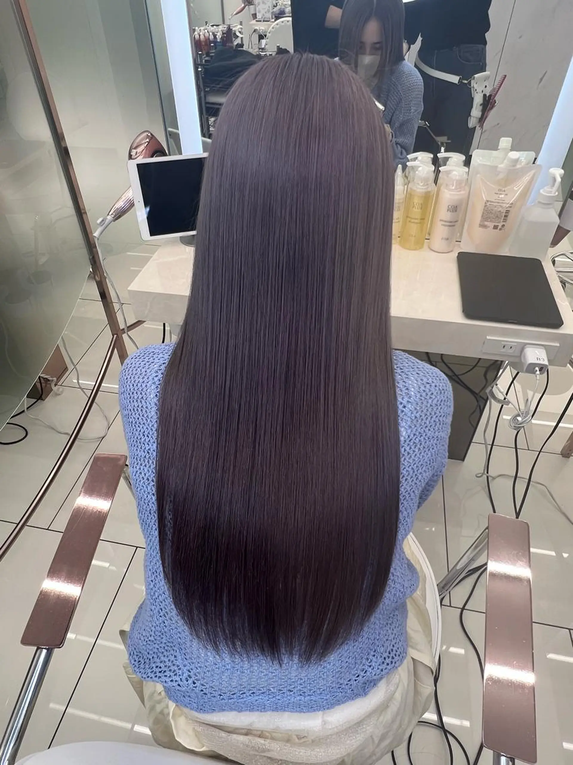 ロング カラー 透明感カラー COA GINZA/ 相澤謙心のヘアスタイル