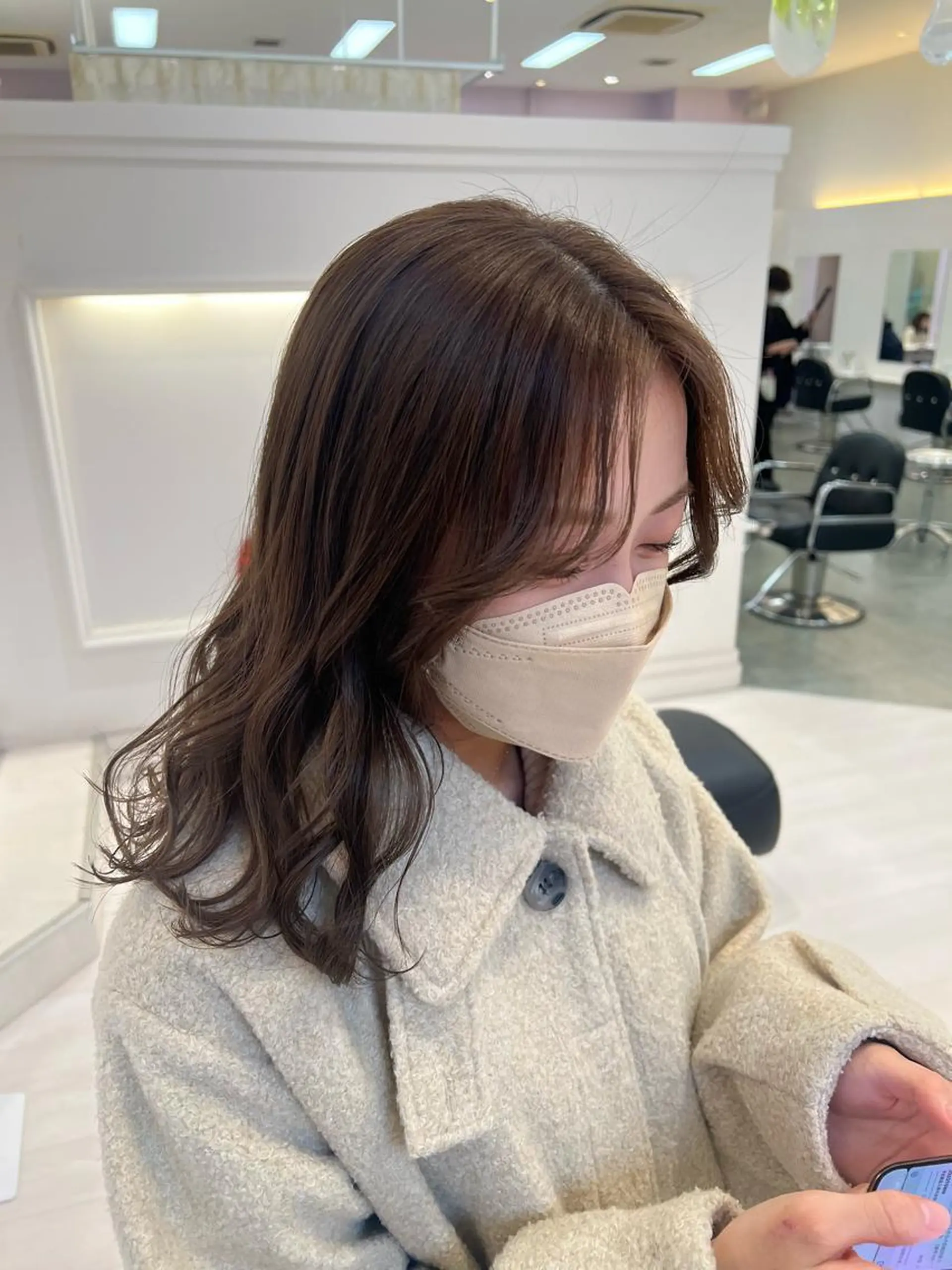 セミロング ヘアカラー ParveMix /  相馬 さくらのヘアスタイル