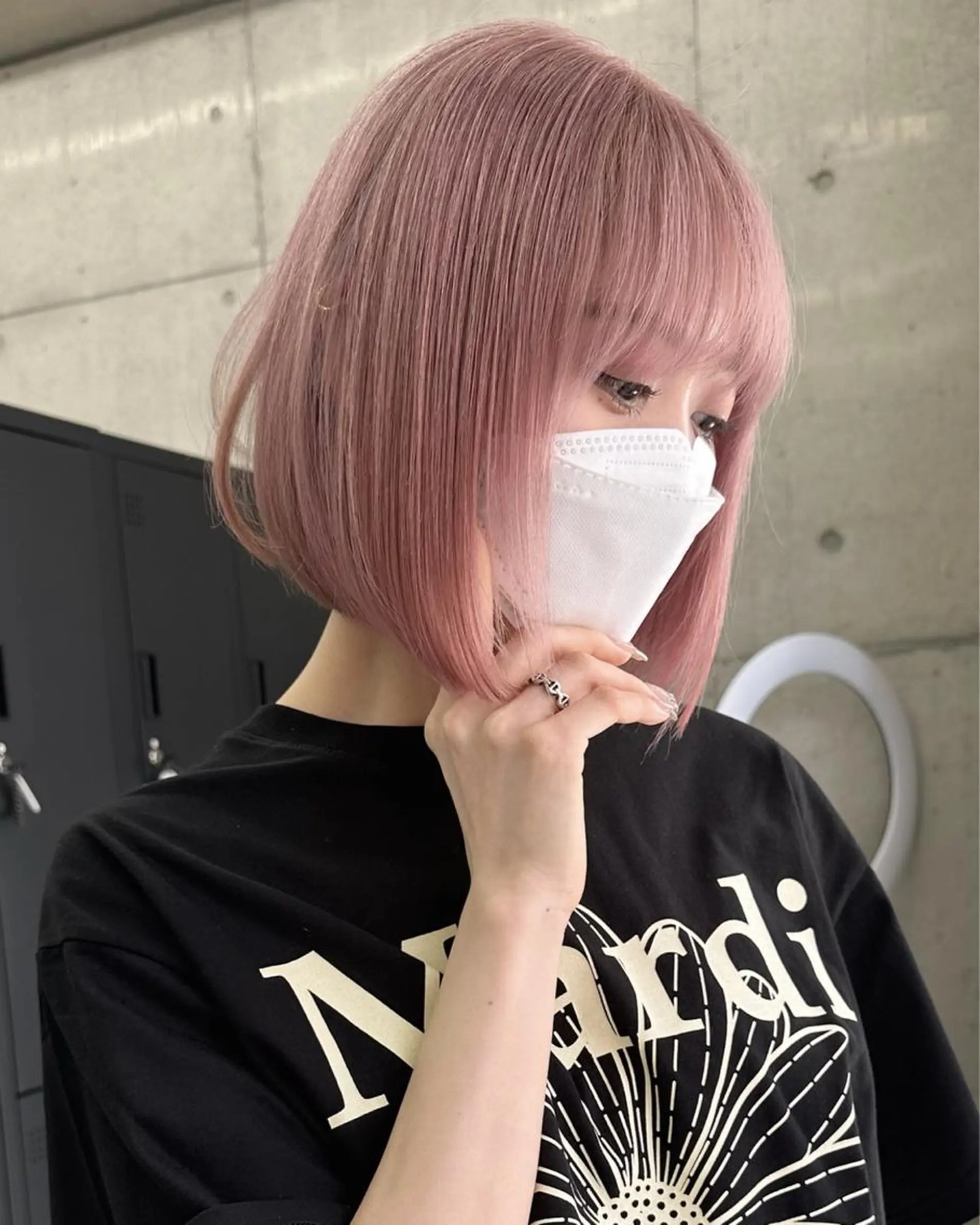 ミディアム カラー LINOET名古屋所属・ダブルカラー🩶上村 純妃🩶名駅徒歩5分のヘアスタイル
