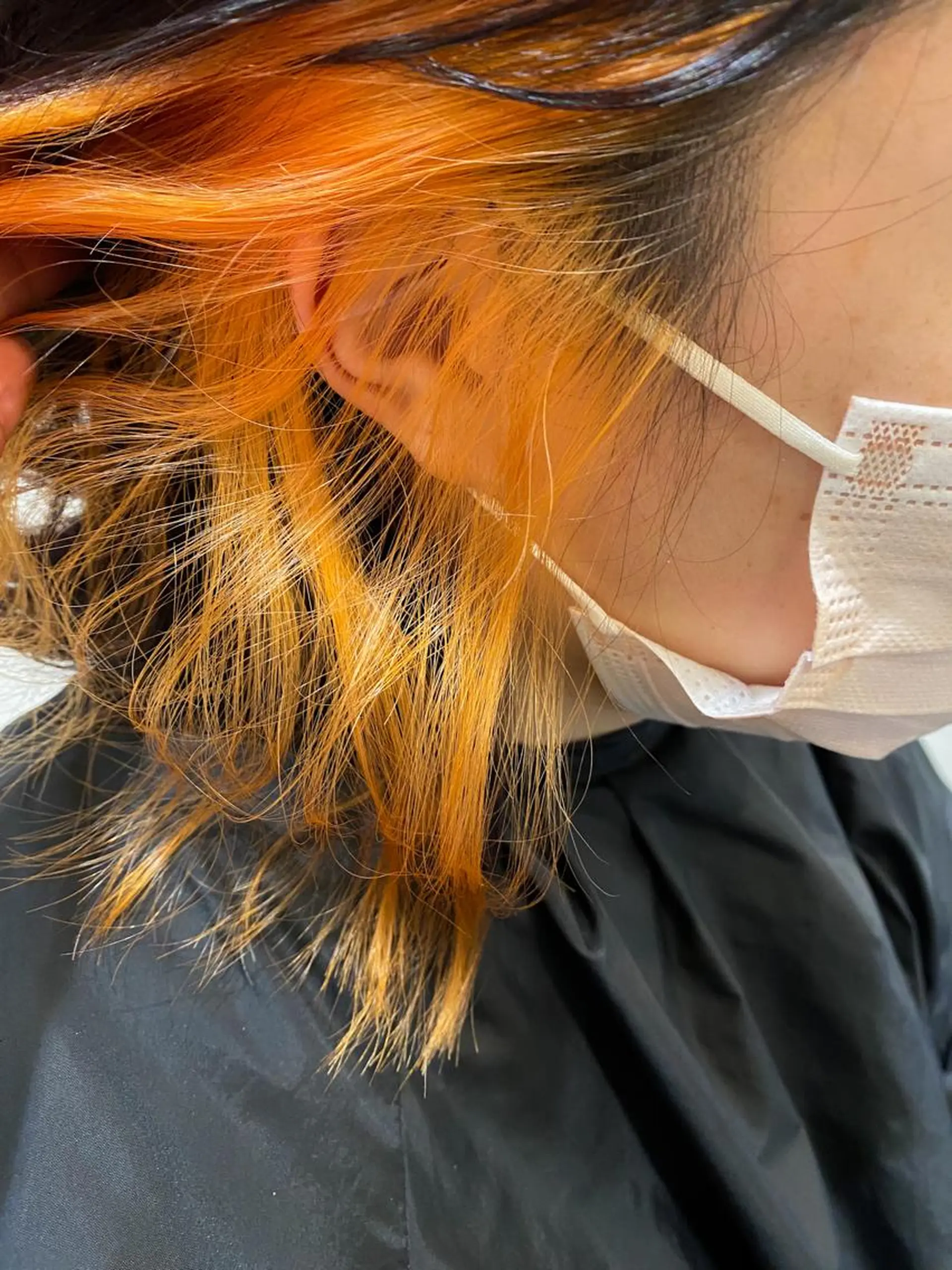 ショート カラー オレンジ 似合わせスタイル 山本風太のヘアスタイル