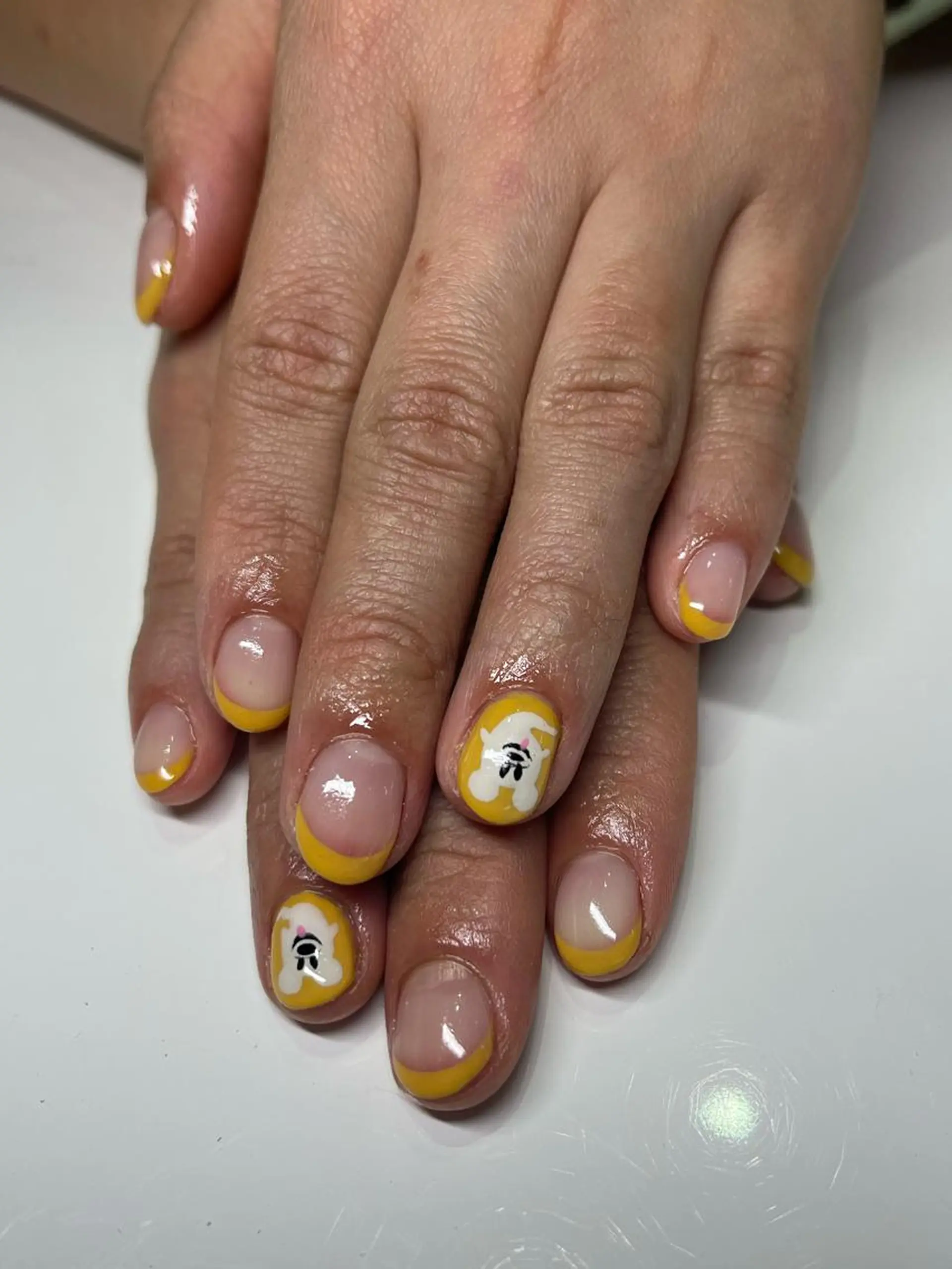 ネイル アートネイル フレンチネイル Ribbon佐野店 小泉のネイルデザイン