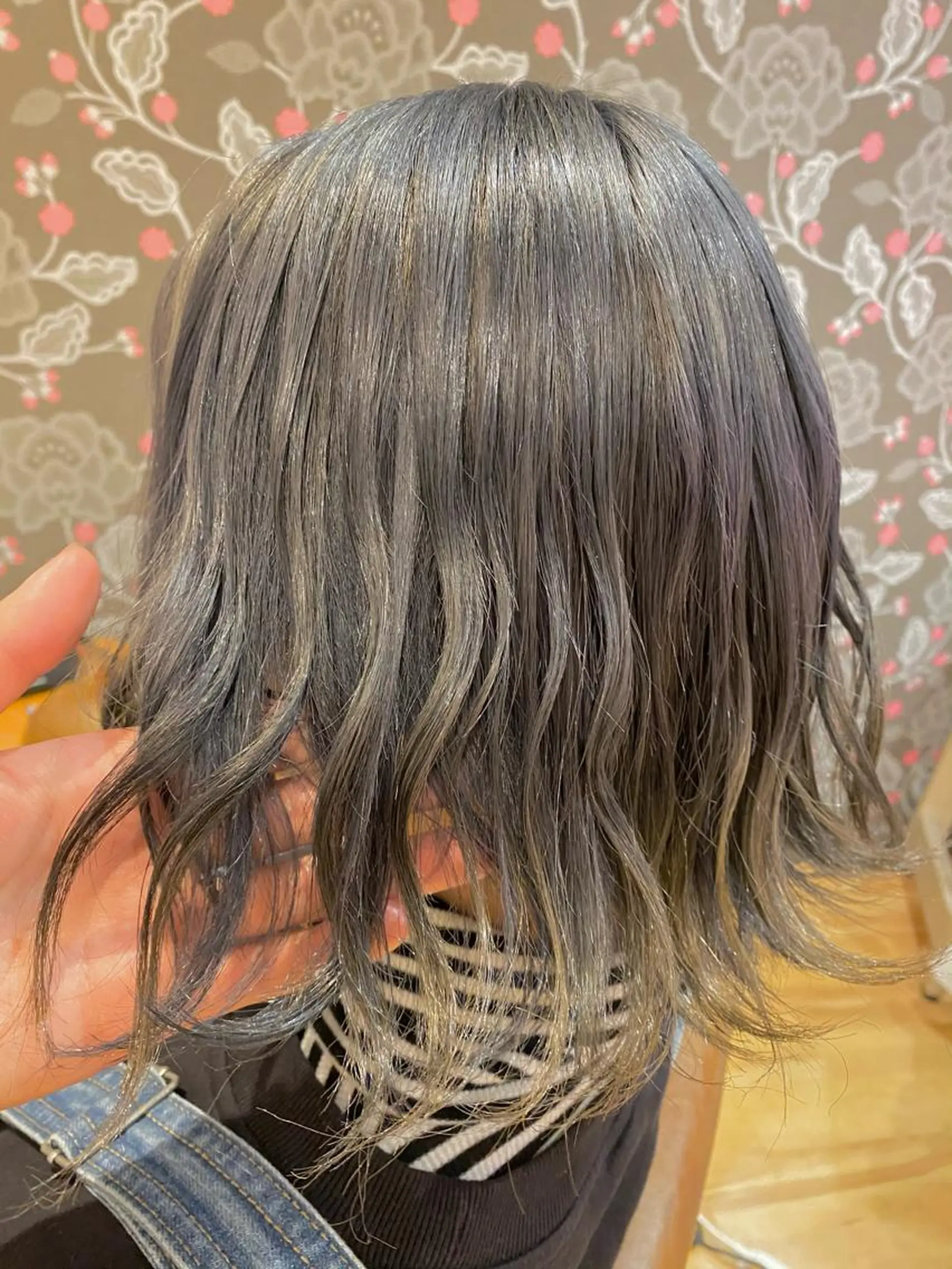 ミディアム カラー ヘアアレンジ Design Color🐰アユミのヘアスタイル