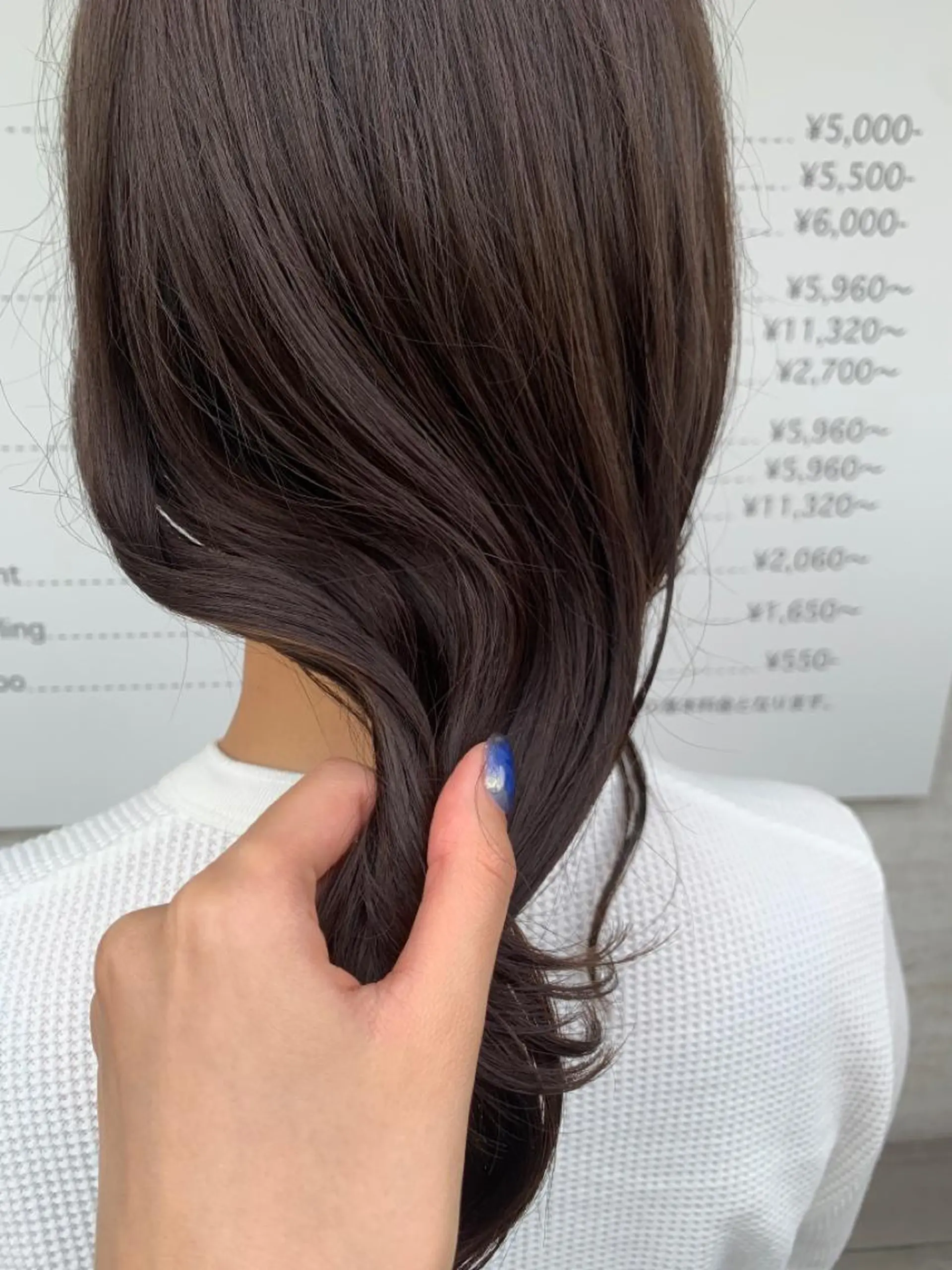 カラー アッシュ アッシュブラウン ブラウンカラー 透明感カラー RIO .のヘアスタイル