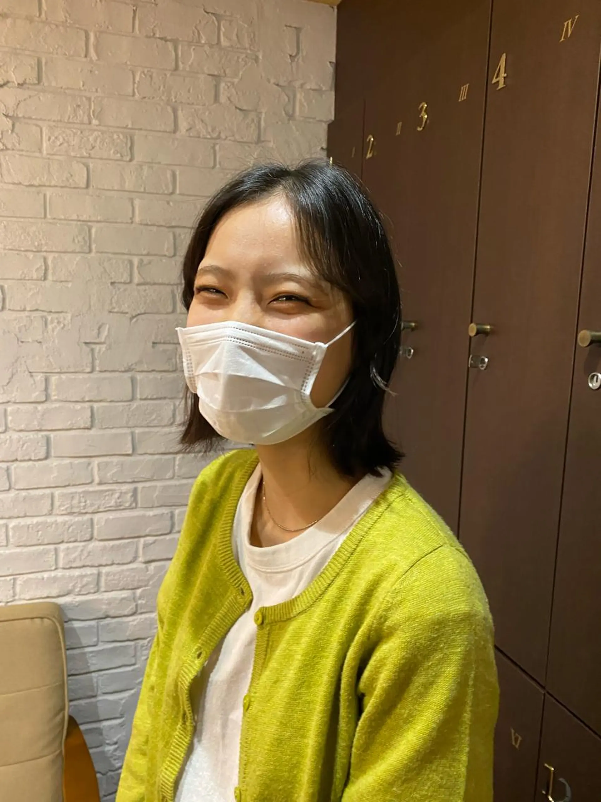 ミディアム 切りっぱなしボブ ボブ 韓国ヘア×髪質 改善🇰🇷シオリのヘアスタイル