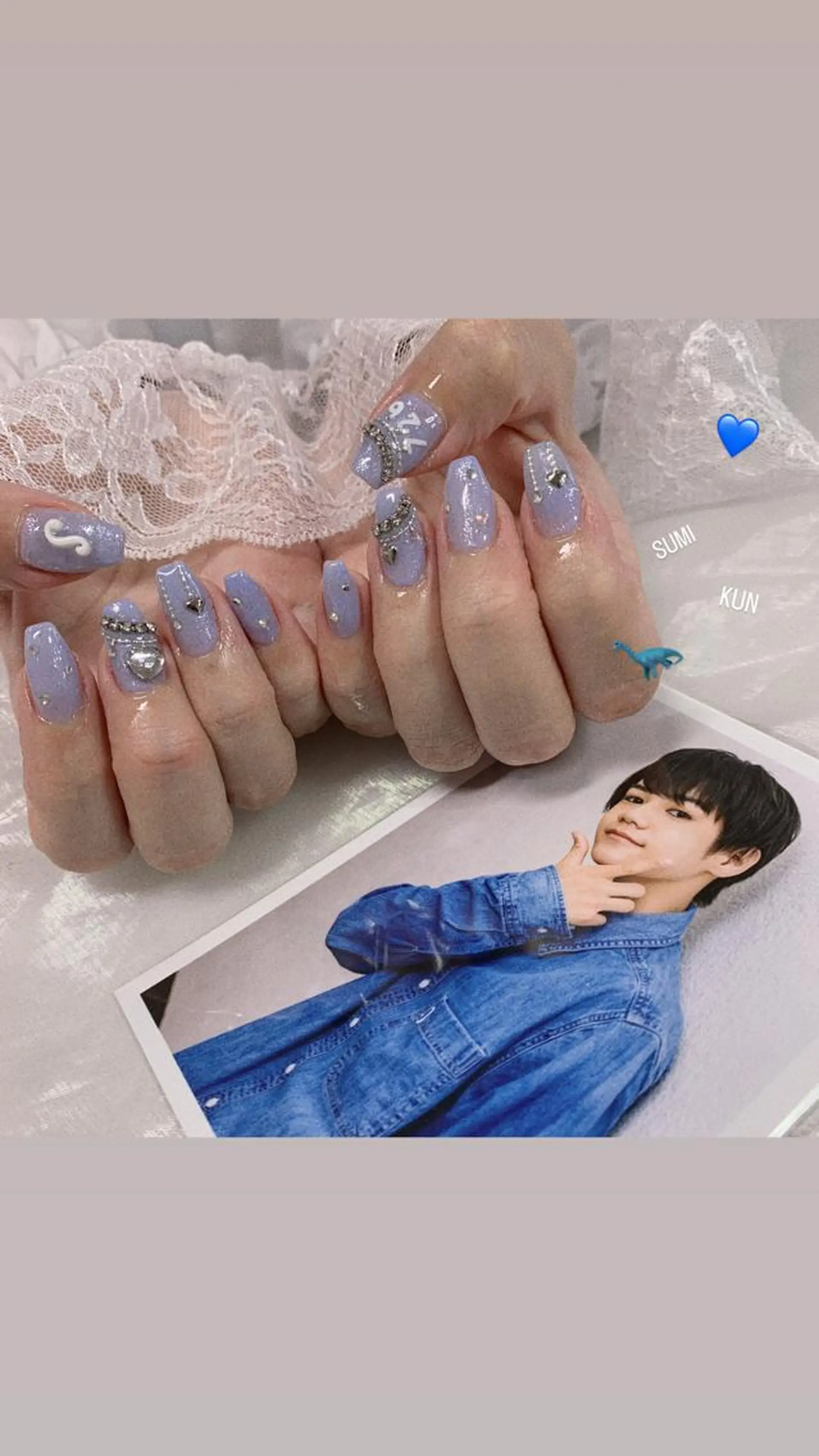 ネイル ハンドネイル La neige* yuki 🥯🍑のネイルデザイン