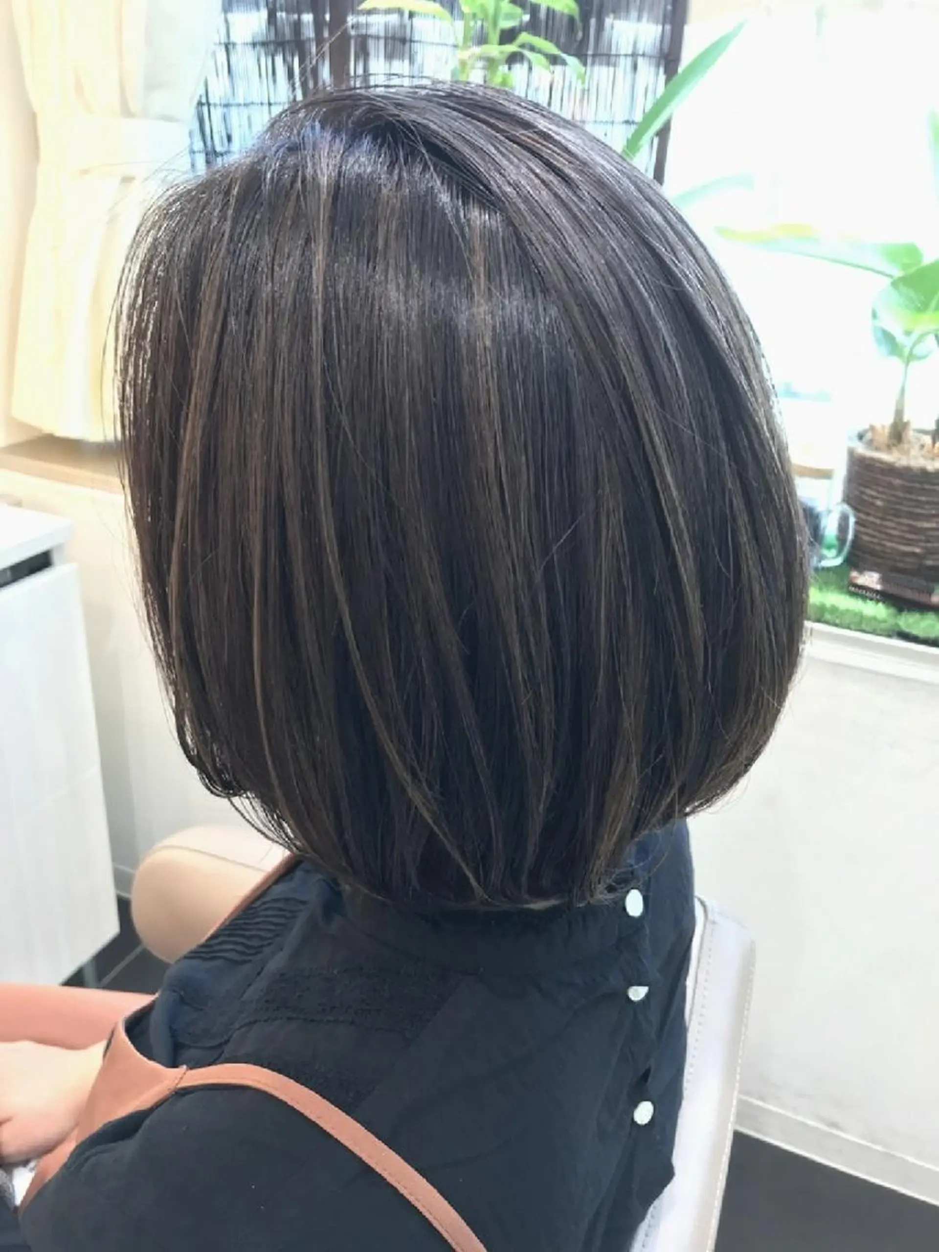 パーマ ミディアム カラー ブルーカラー ブルージュ 透明感カラー ハイライトカラー ハイライト ヘアカラー ＡＳＨ 大宮のヘアスタイル