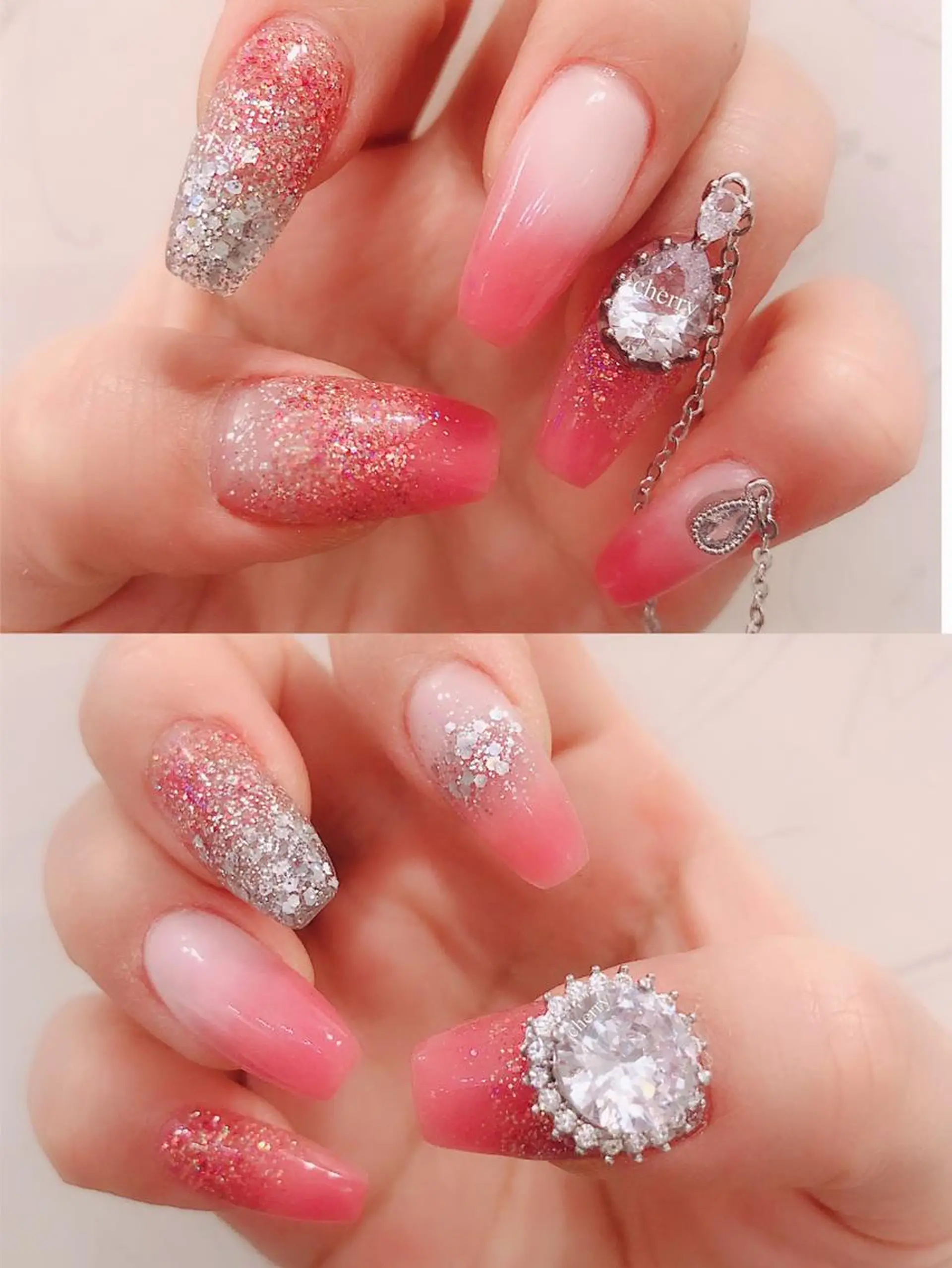 ネイル スカルプネイル SAKURA 🍒のネイルデザイン