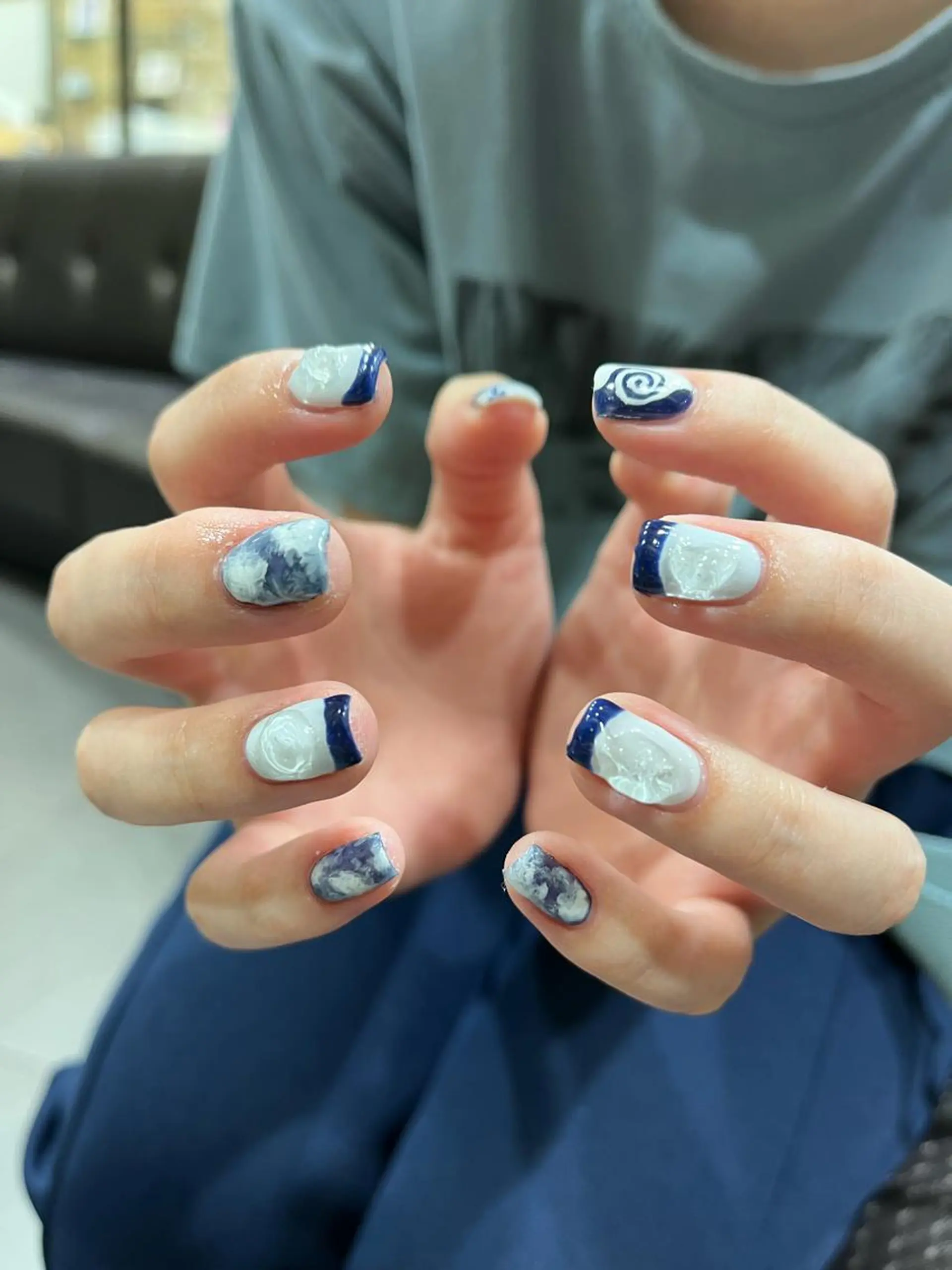 ネイル 海外girl🤎 透明感ベージュmaoのヘアスタイル