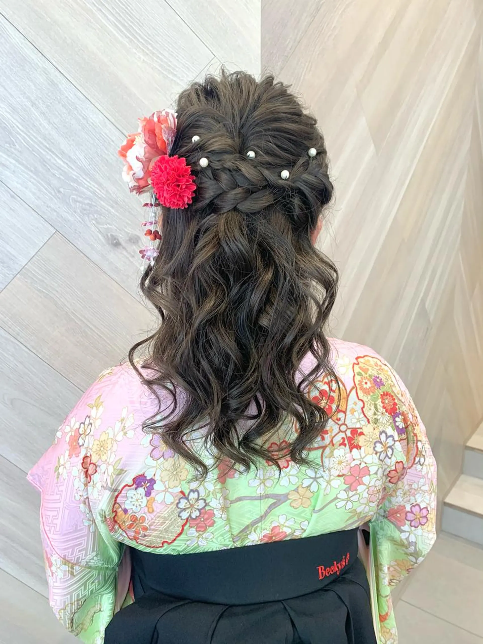 セミロング みなもと ちはるのヘアスタイル