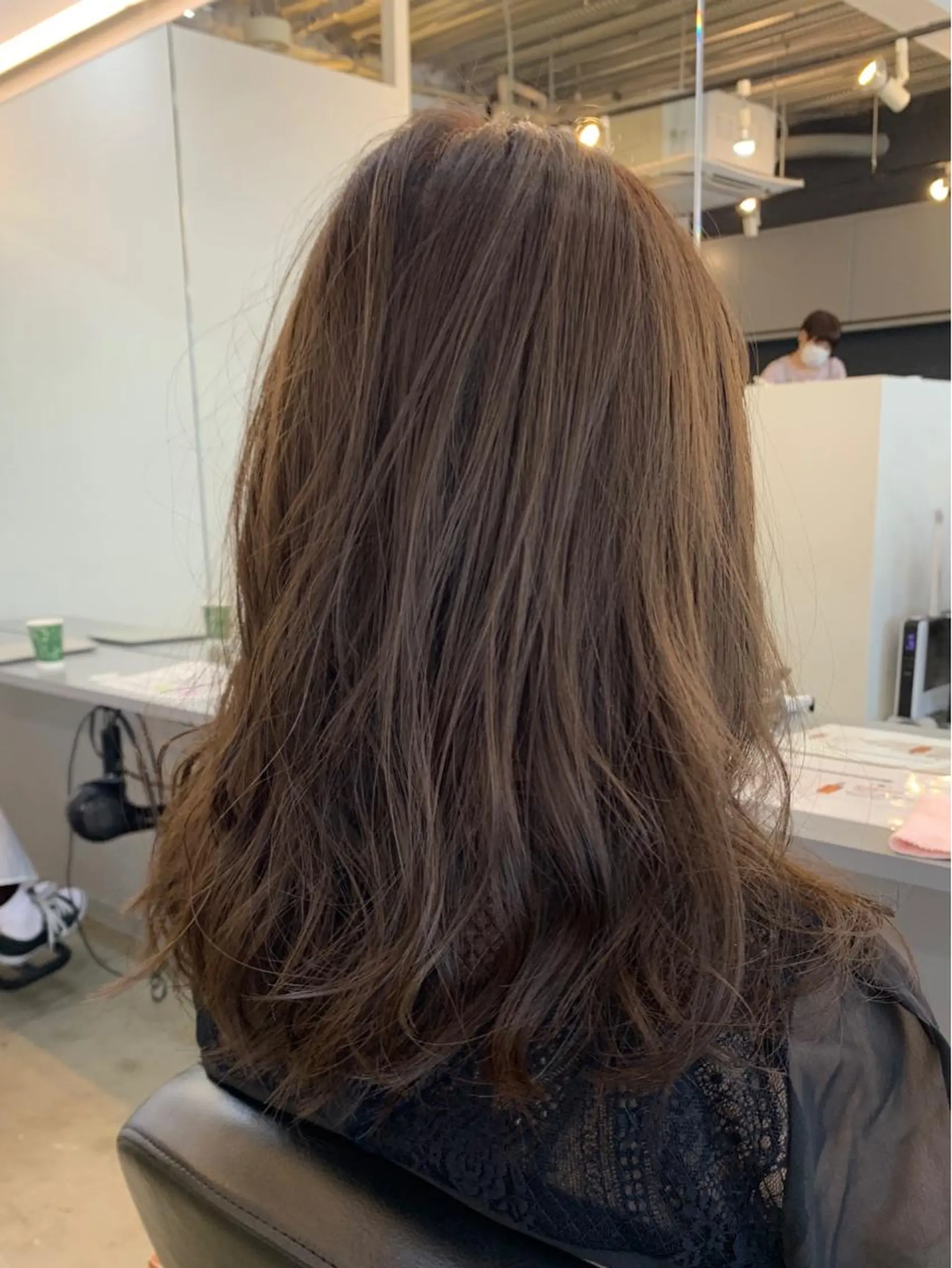 セミロング カラー ヘアカラー 🌛ダブルカラー 🌜SAYAKAのヘアスタイル