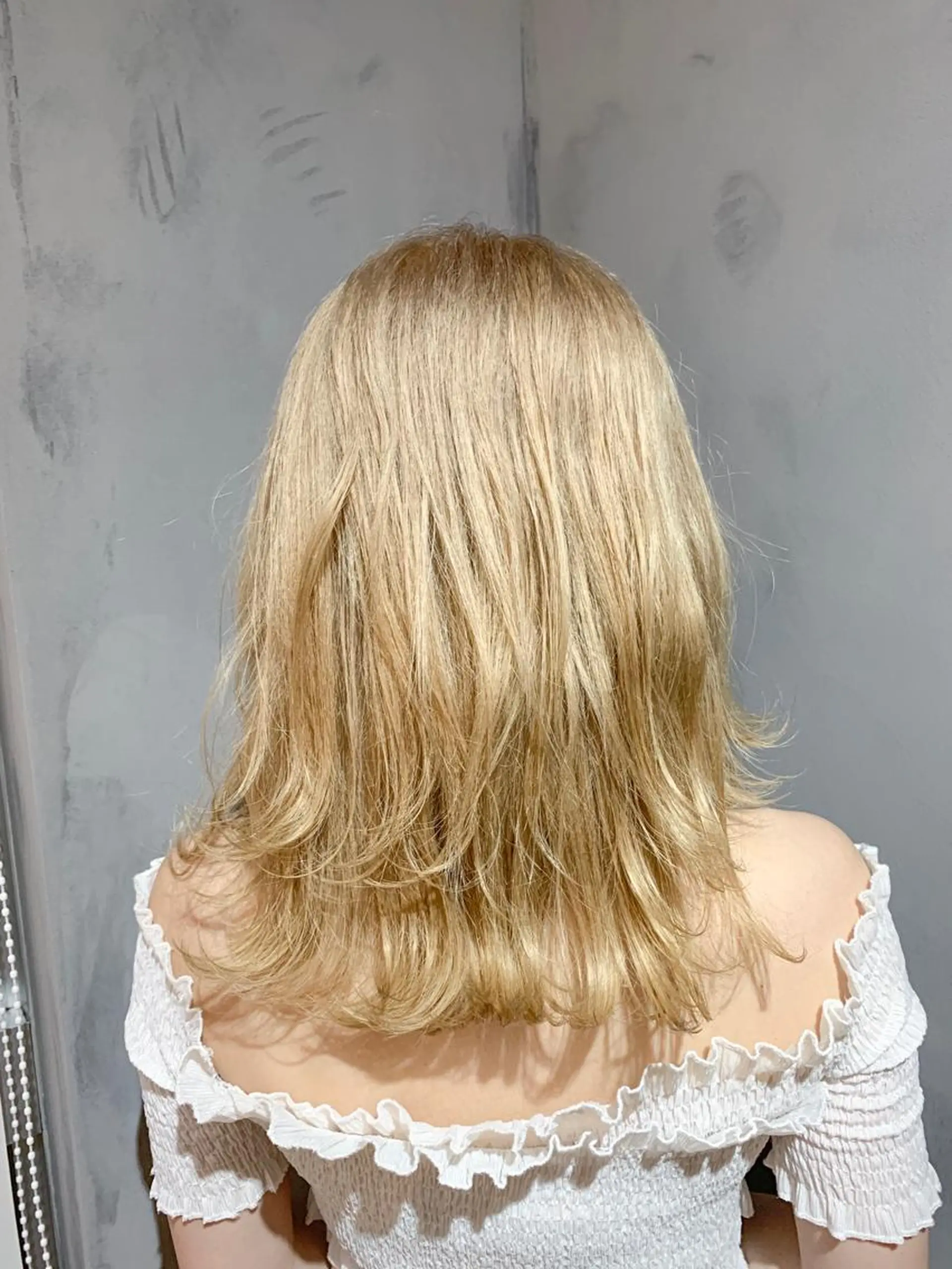 ロング カラー ブロンド レイヤー/髪質改善/ ブリーチ/コタケのヘアスタイル