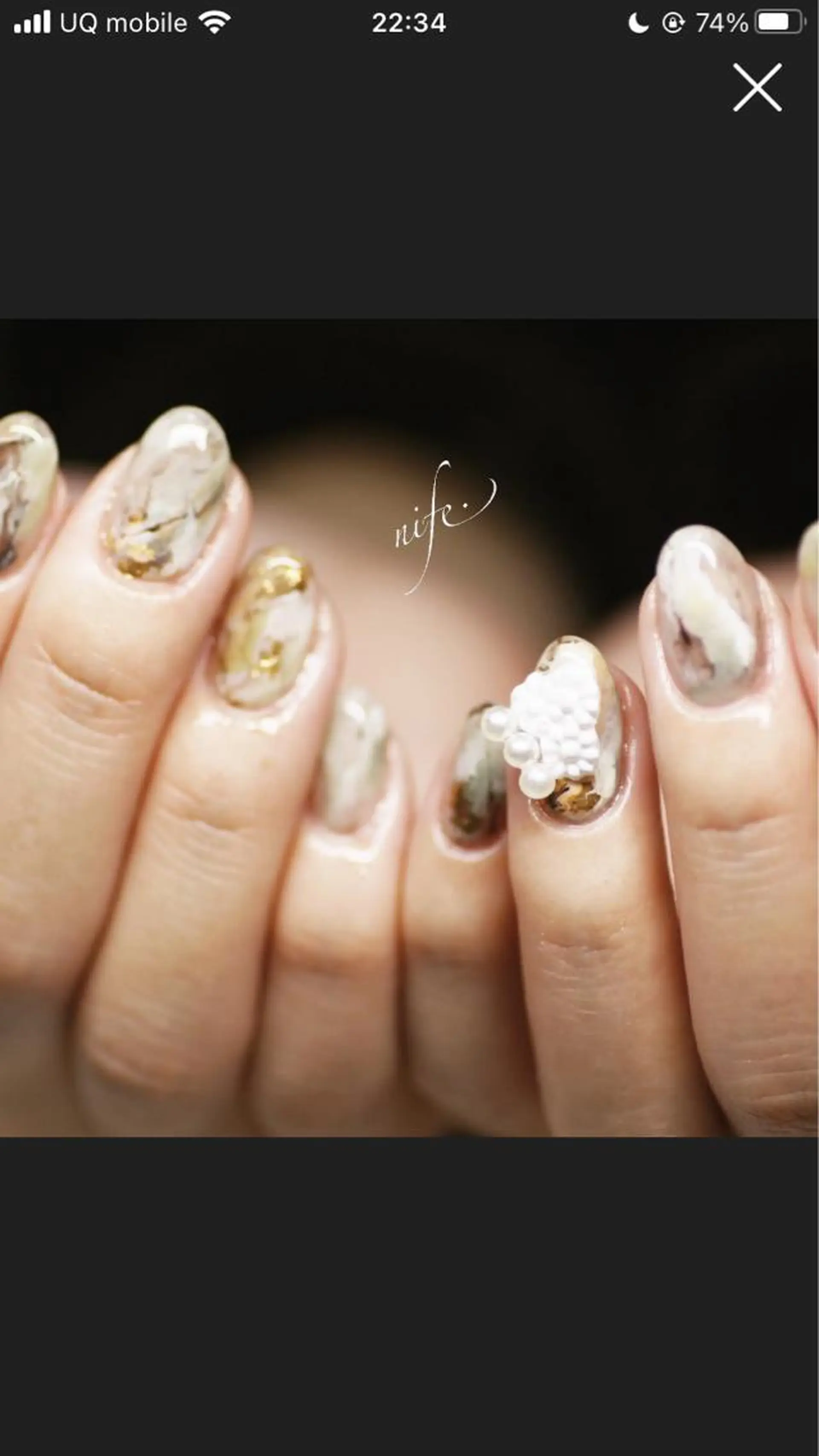 ネイル アートネイル ニュアンスネイル ワンホンネイル atelier nife.のネイルデザイン