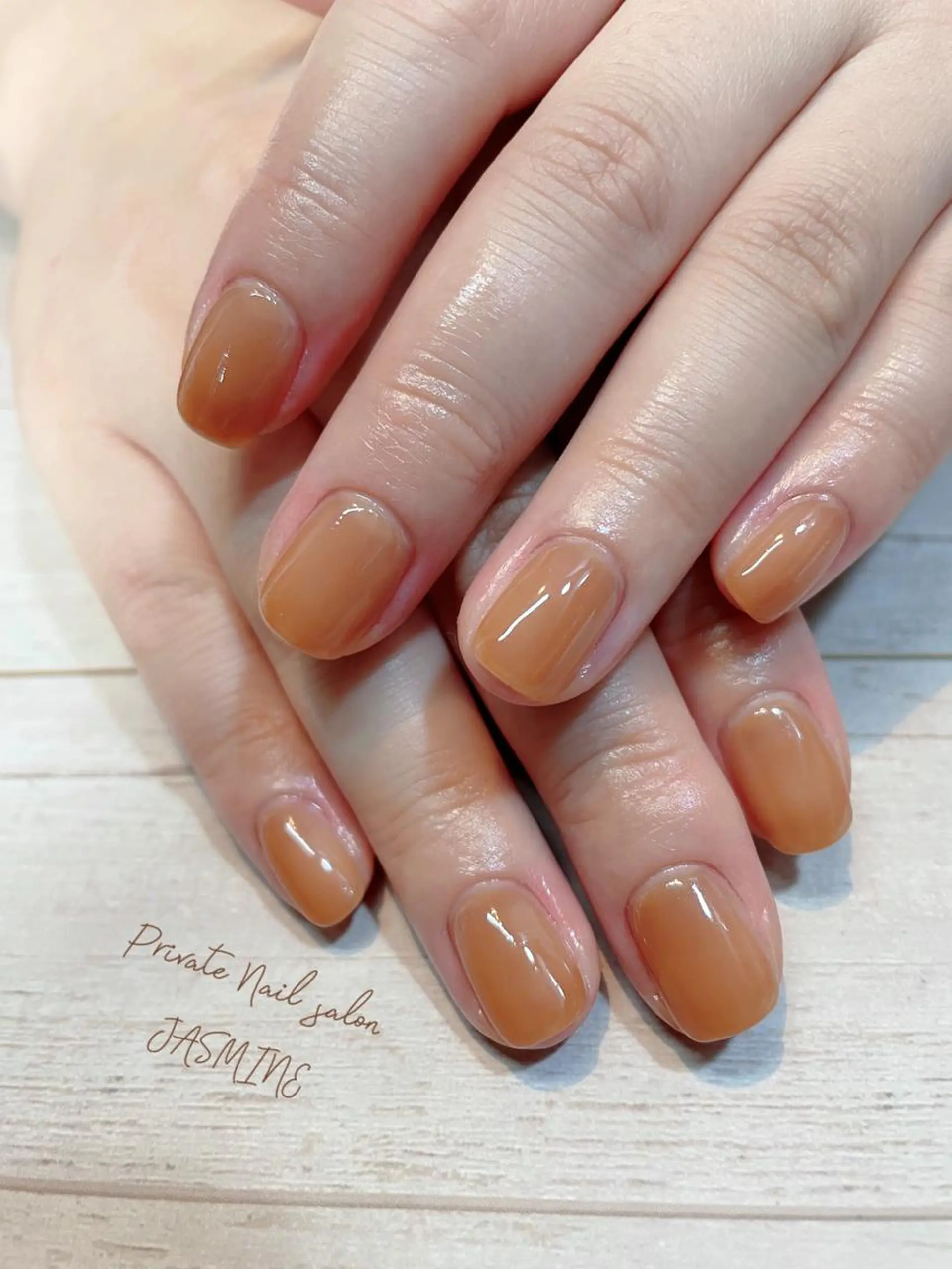 ネイル ワンカラーネイル ハンドネイル Nail salon JASMINEのネイルデザイン