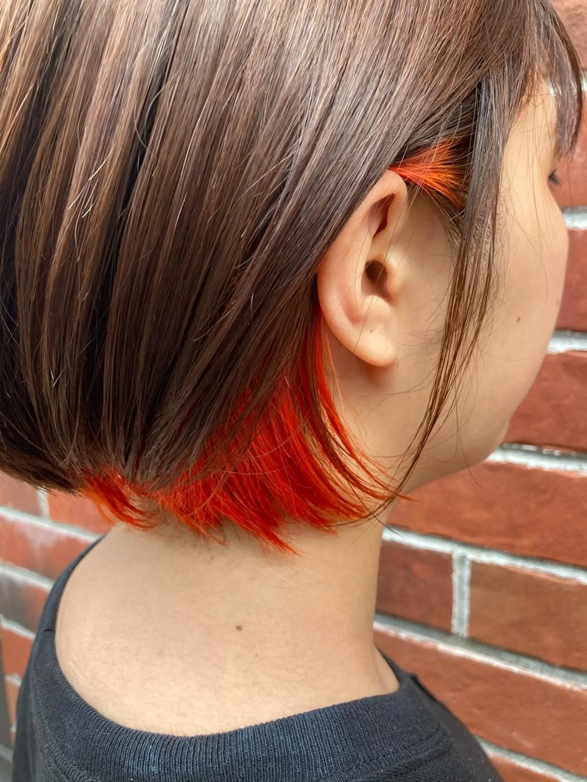 ショート カラー ヘアカラー トリートメント 髪質改善/痛ませ ないカラー/西村航大のヘアスタイル