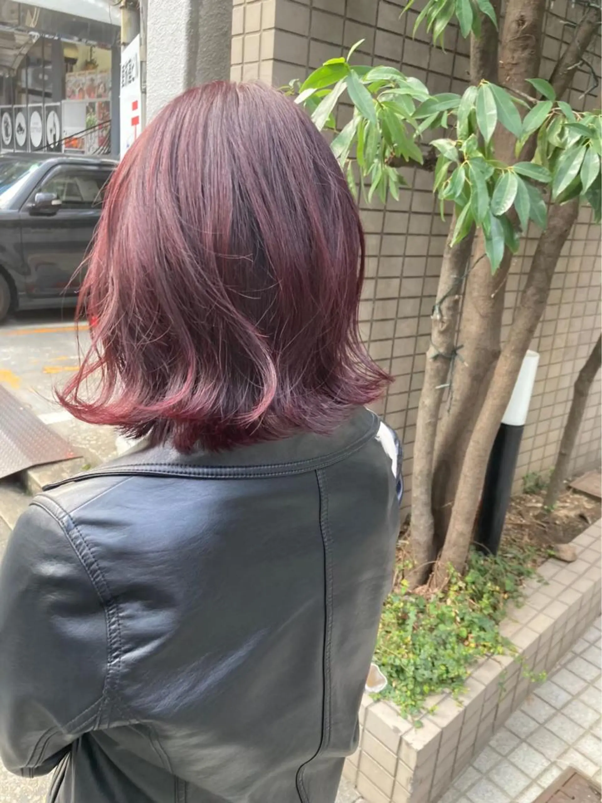 ショート カラー ヘアアレンジ like みやびのヘアスタイル