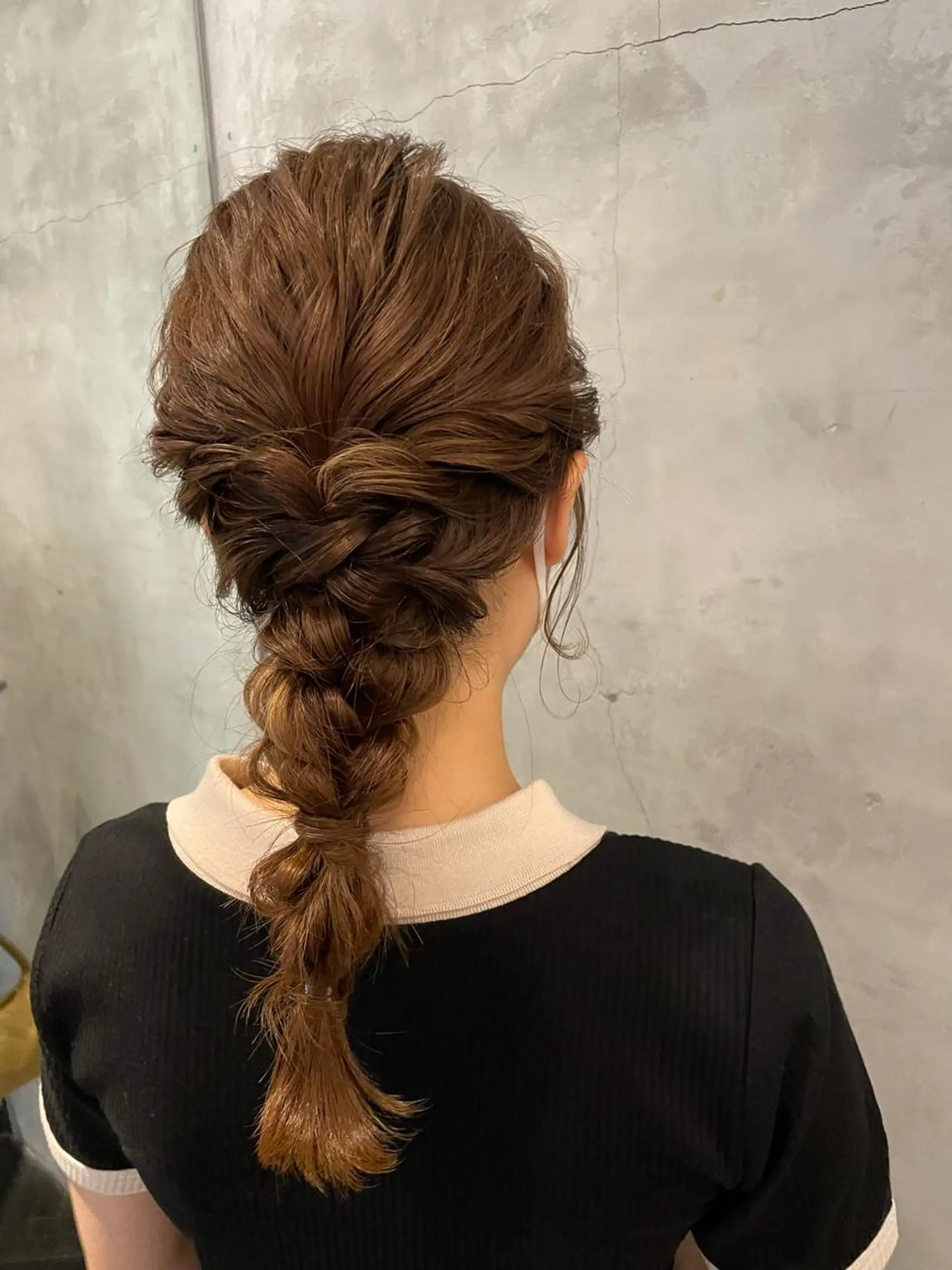 ミディアム ヘアアレンジ OAK 学芸大学所属・秋葉萌　透明感カラー /レイヤー/ボブ♡のヘアスタイル