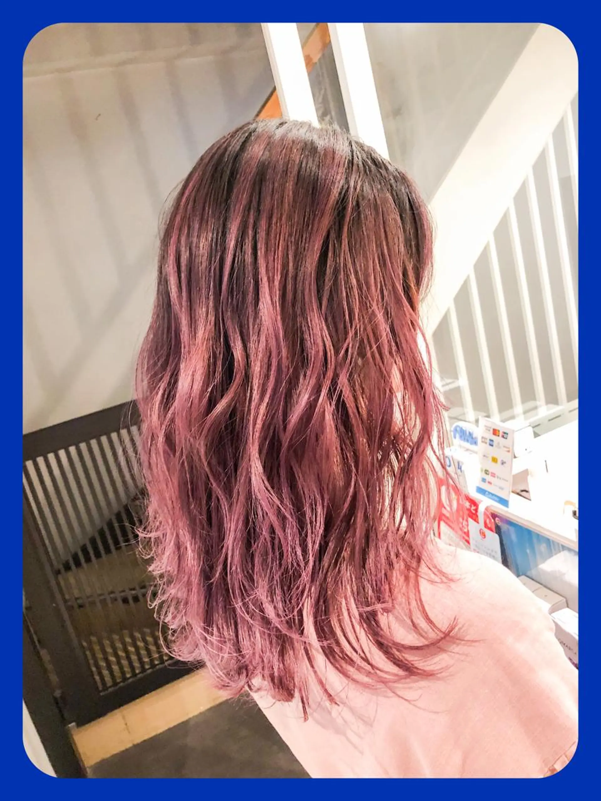 セミロング カラー レイヤーカット× 髪質改善たもりのヘアスタイル