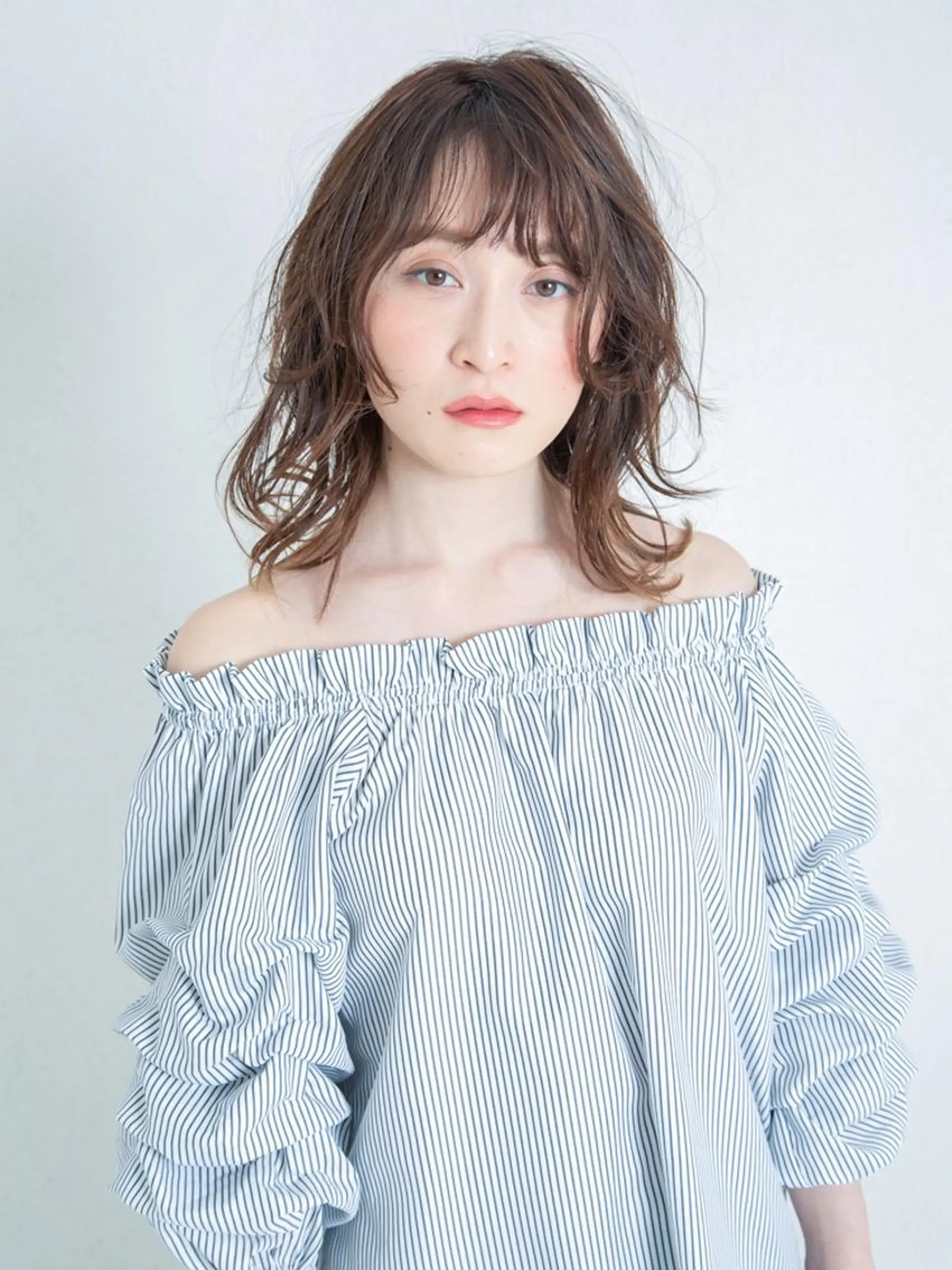 セミロング La・sol HAIRのヘアスタイル