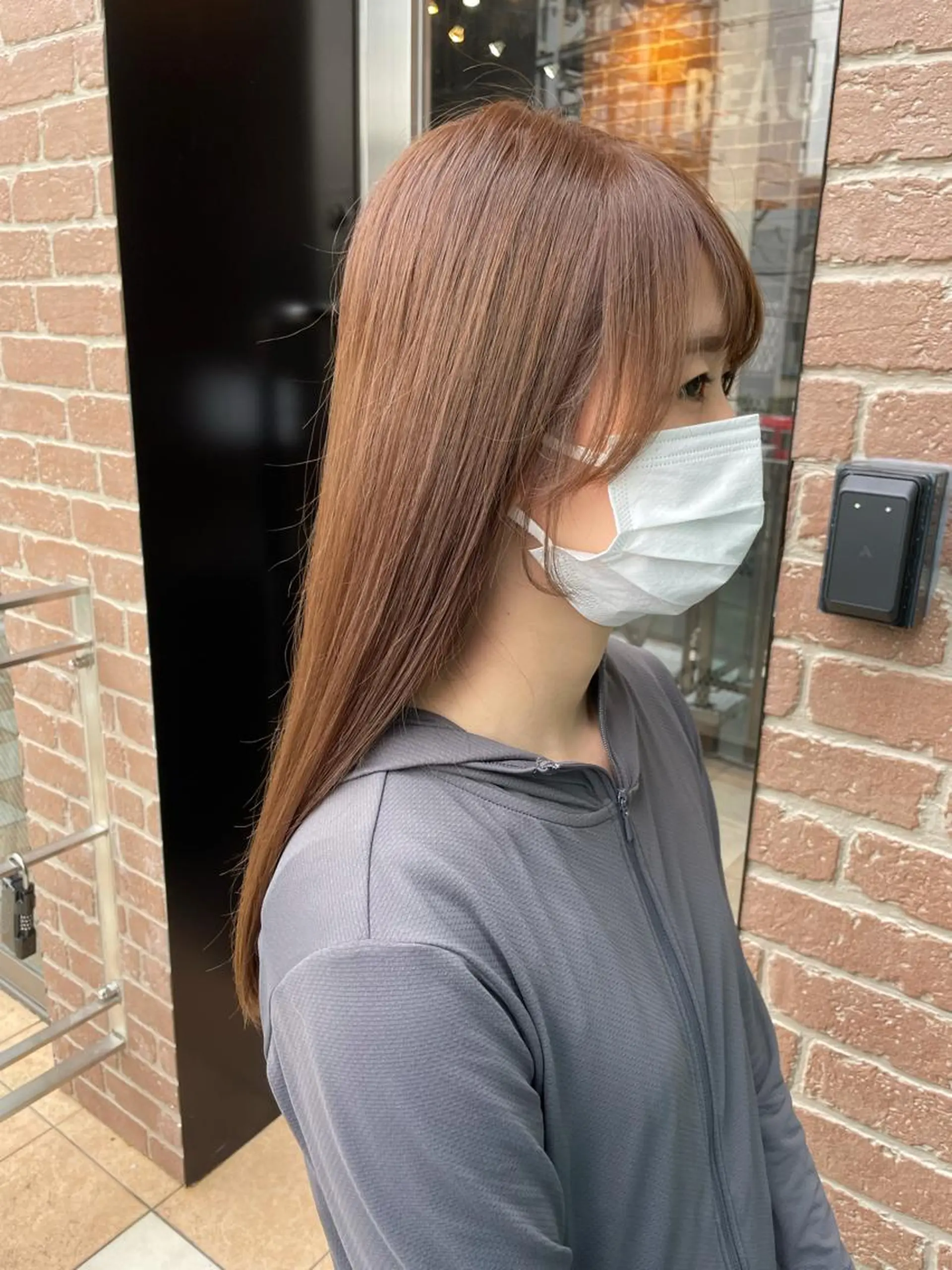 ロング カラー 韓国レイヤー/髪質 改善/縮毛🤍吉田のヘアスタイル