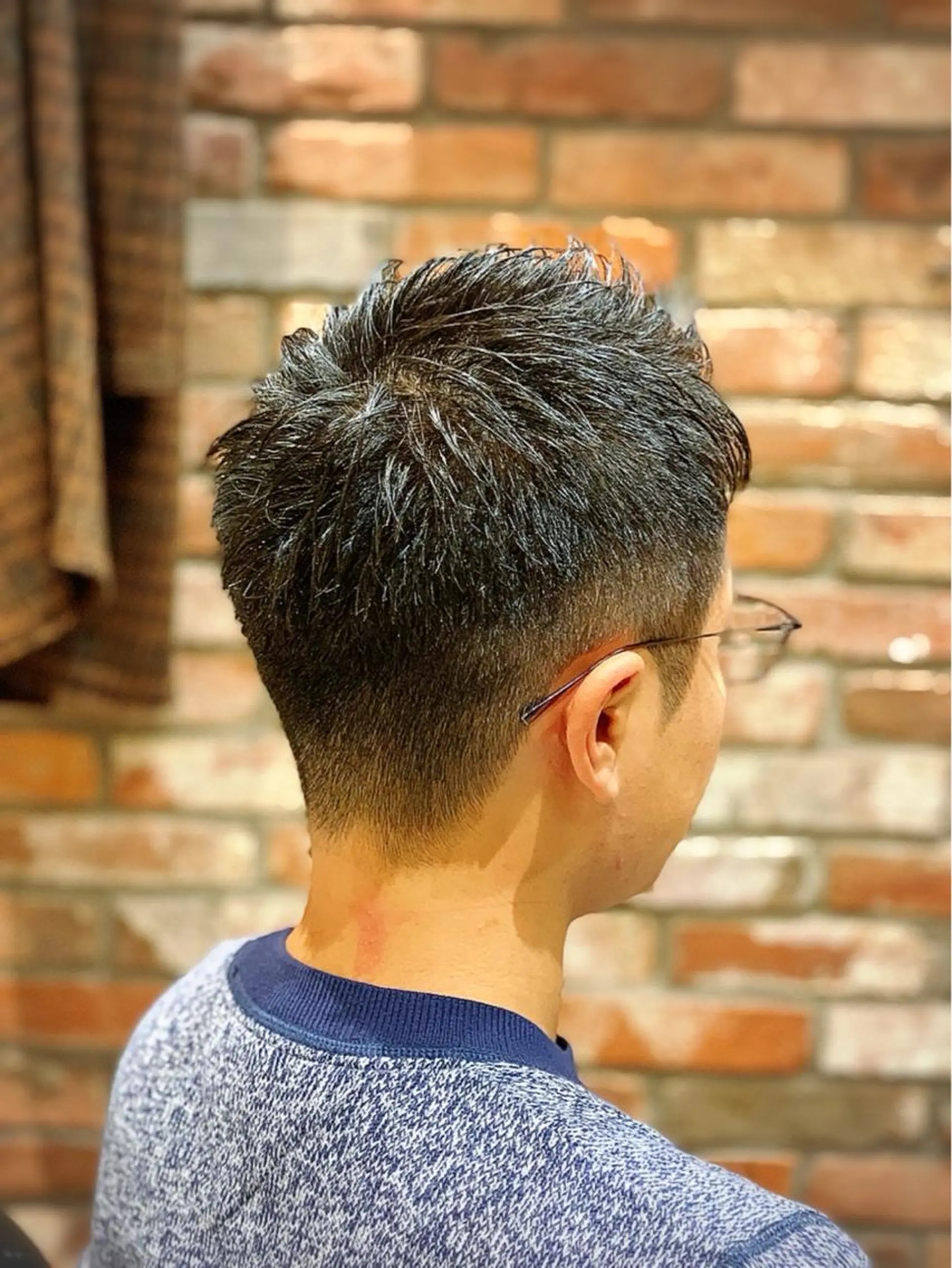 ショート メンズ HIROGINZAプレミアムバーバー赤坂店所属・田中 千恩のヘアスタイル