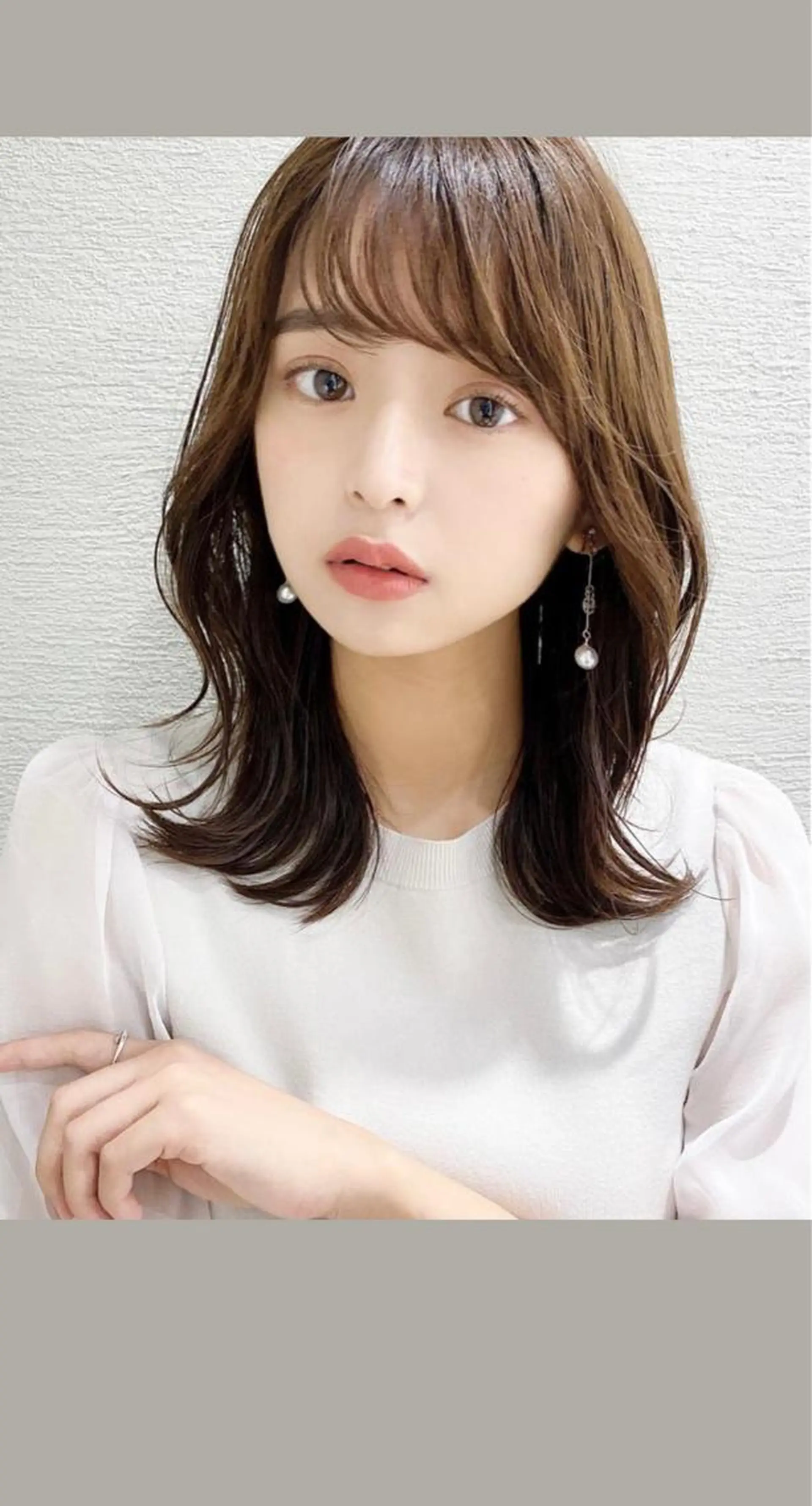 ミディアム 阿見 大成のヘアスタイル