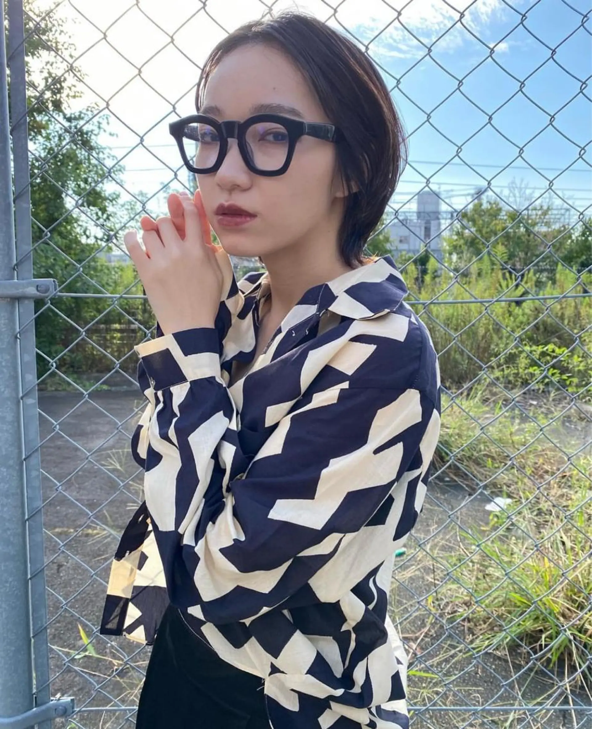 ショート 藤井 美歩/赤髪のヘアスタイル