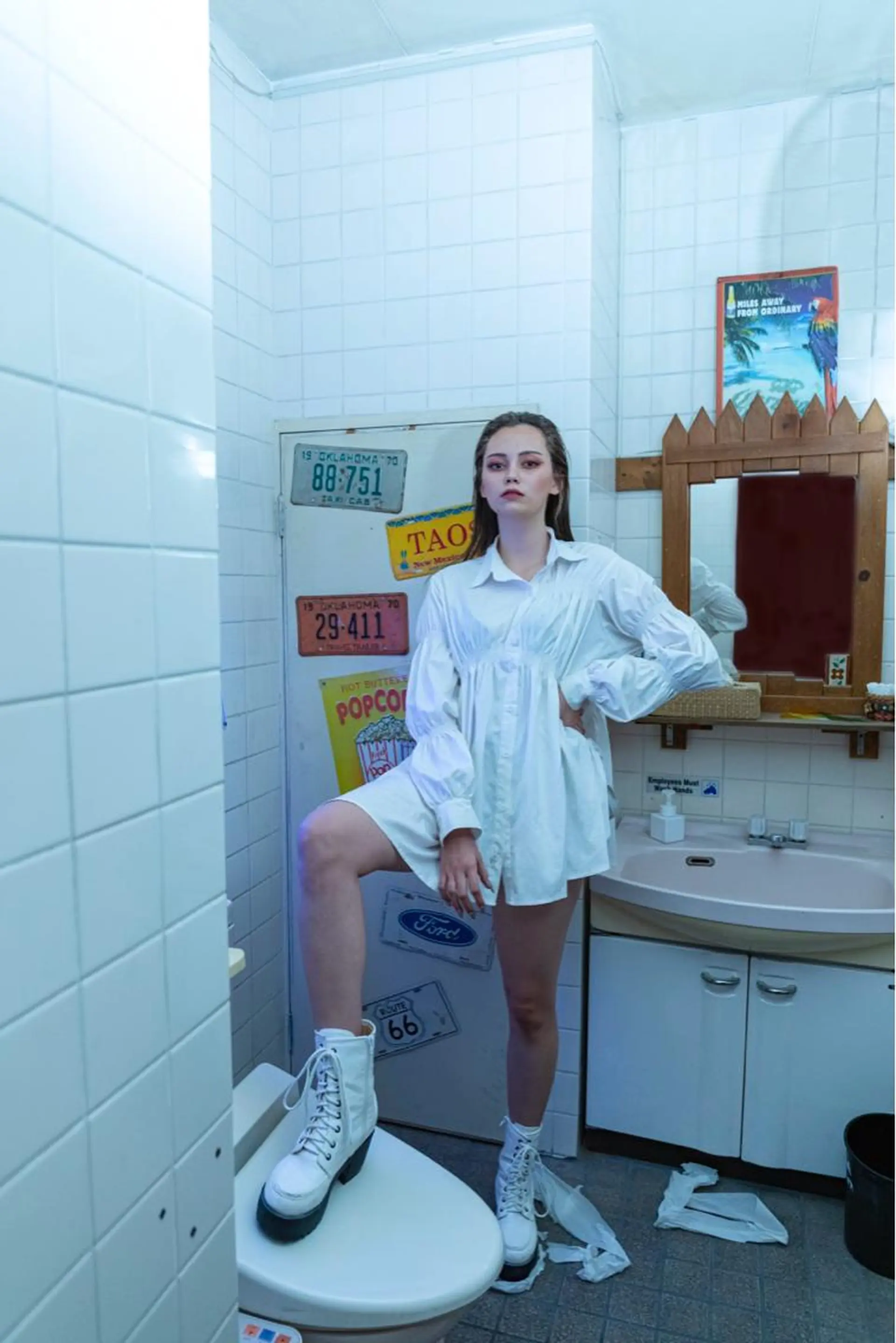 🎀ボブ＋ハイトーン シュカ👶🏻のヘアスタイル