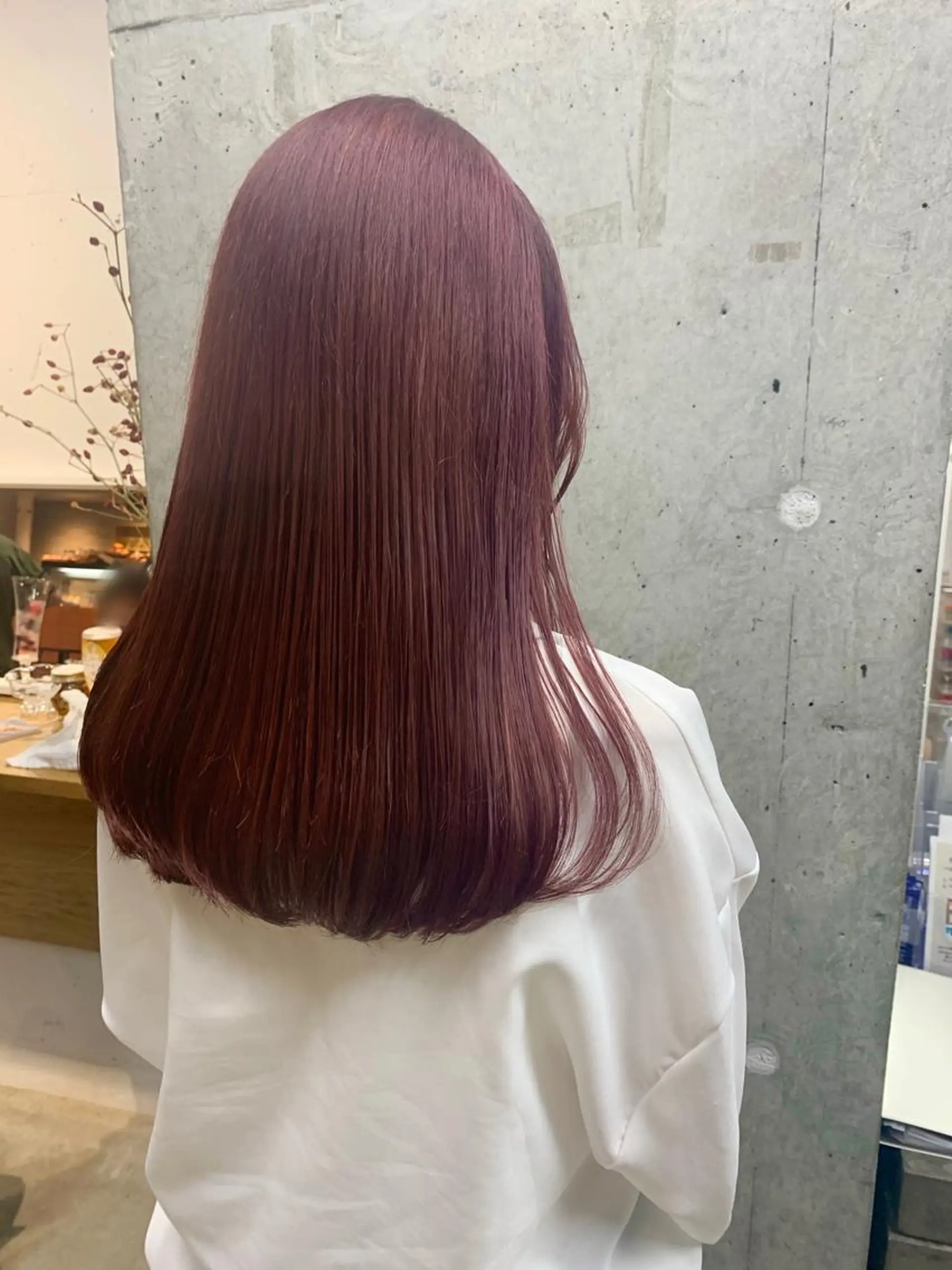 ロング カラー ブリーチ ピンクカラー カット 🎀taro ブリーチなしカラーのヘアスタイル