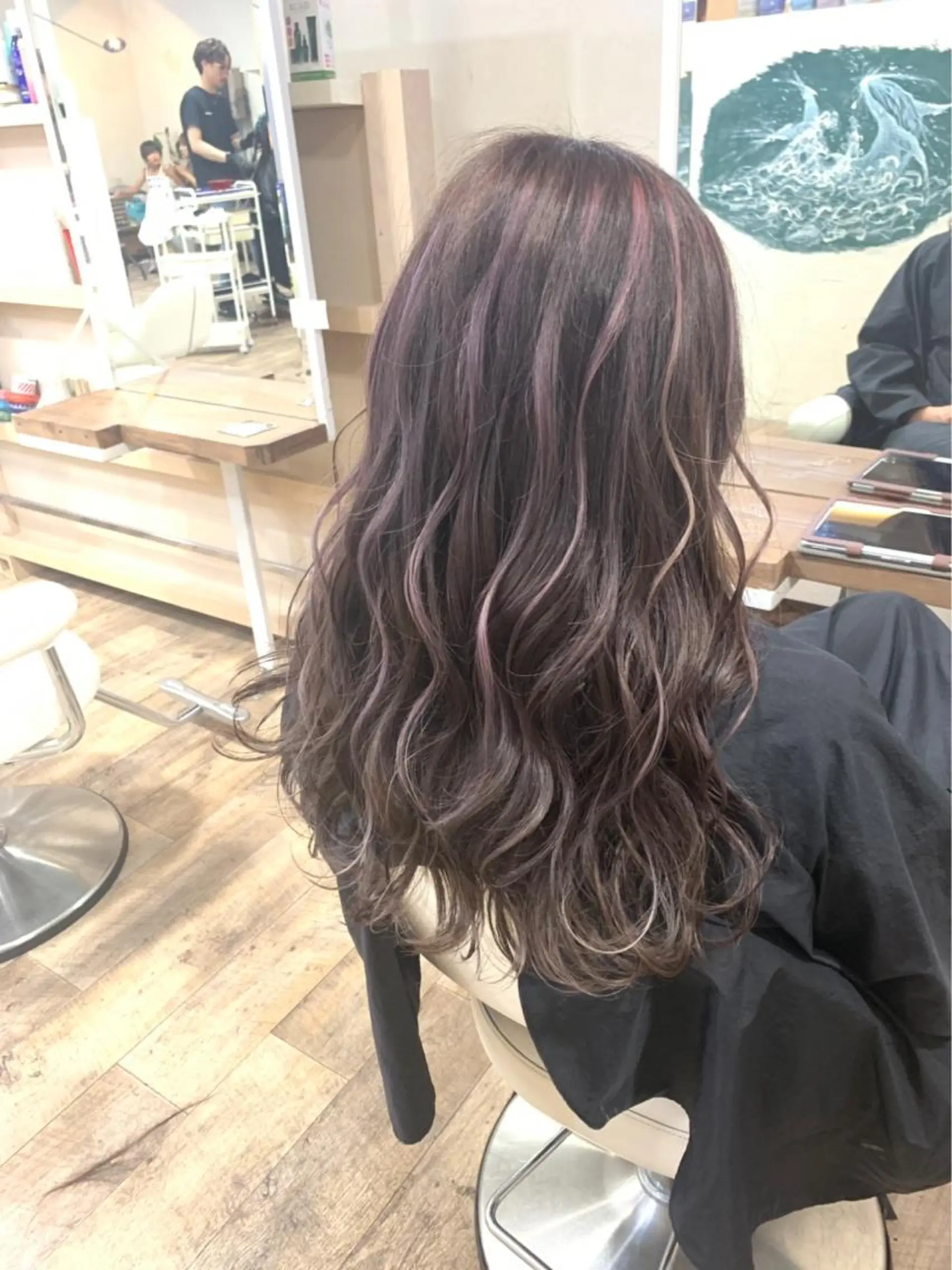 ロング レディース専用🌷咲 の垢抜けブリーチ部屋のヘアスタイル