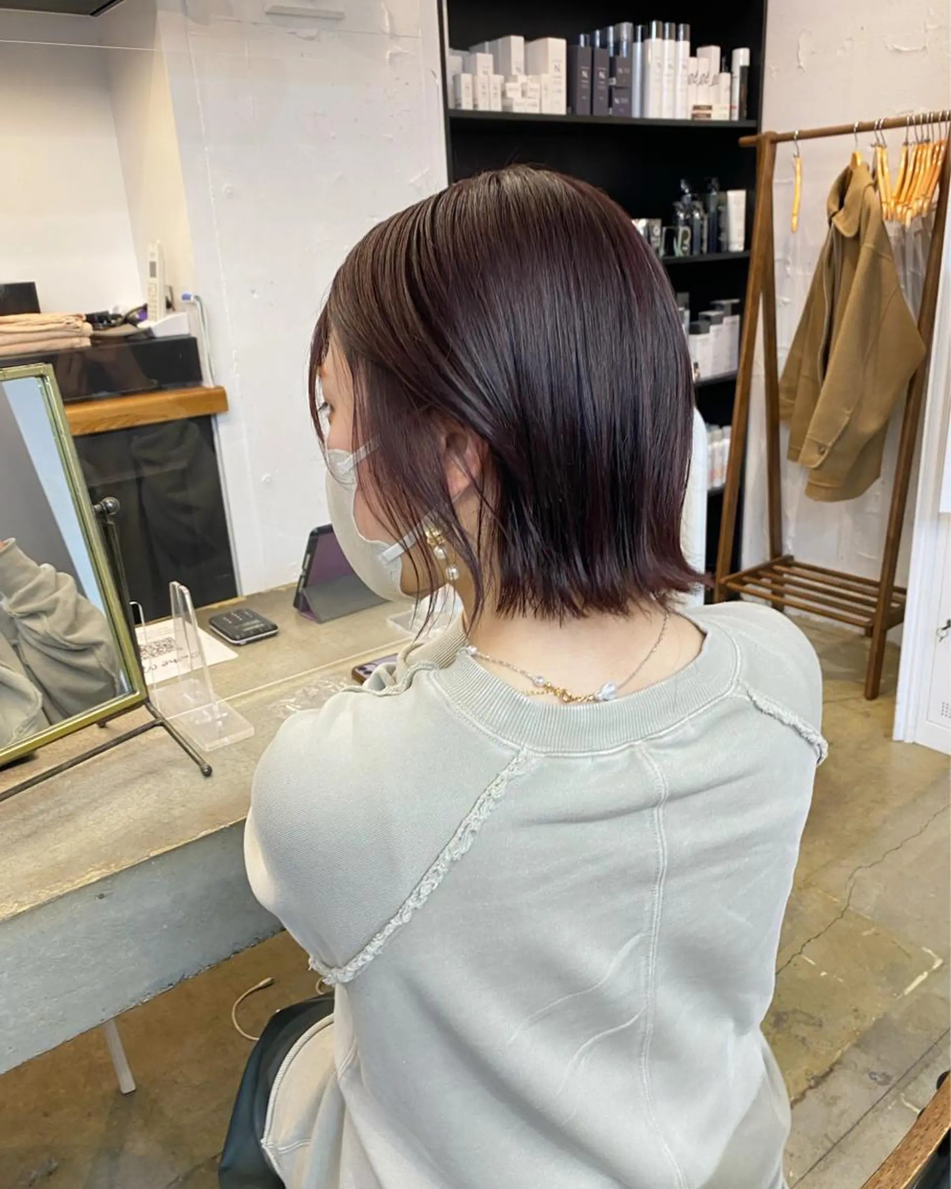 ショート カラー カット ヘアカラー トリートメント IVORY.所属・🟩白髪ぼかし/ボブ /ショートヘア/大司のヘアスタイル