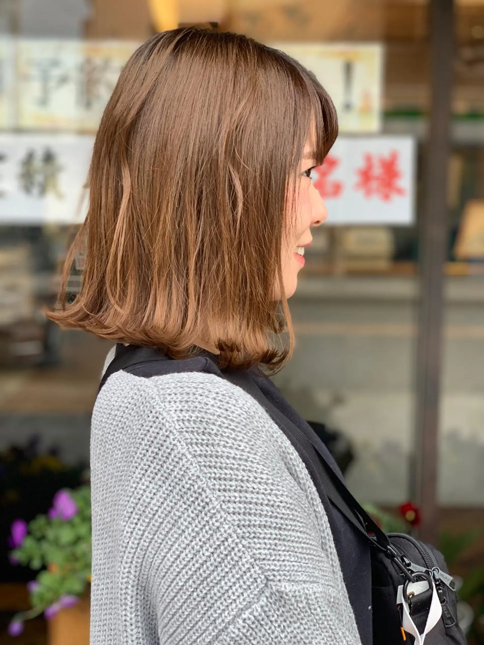 ミディアム カラー 髪質改善美容室Lust所属・美容室Lust💚 嶋崎　鷹のヘアスタイル