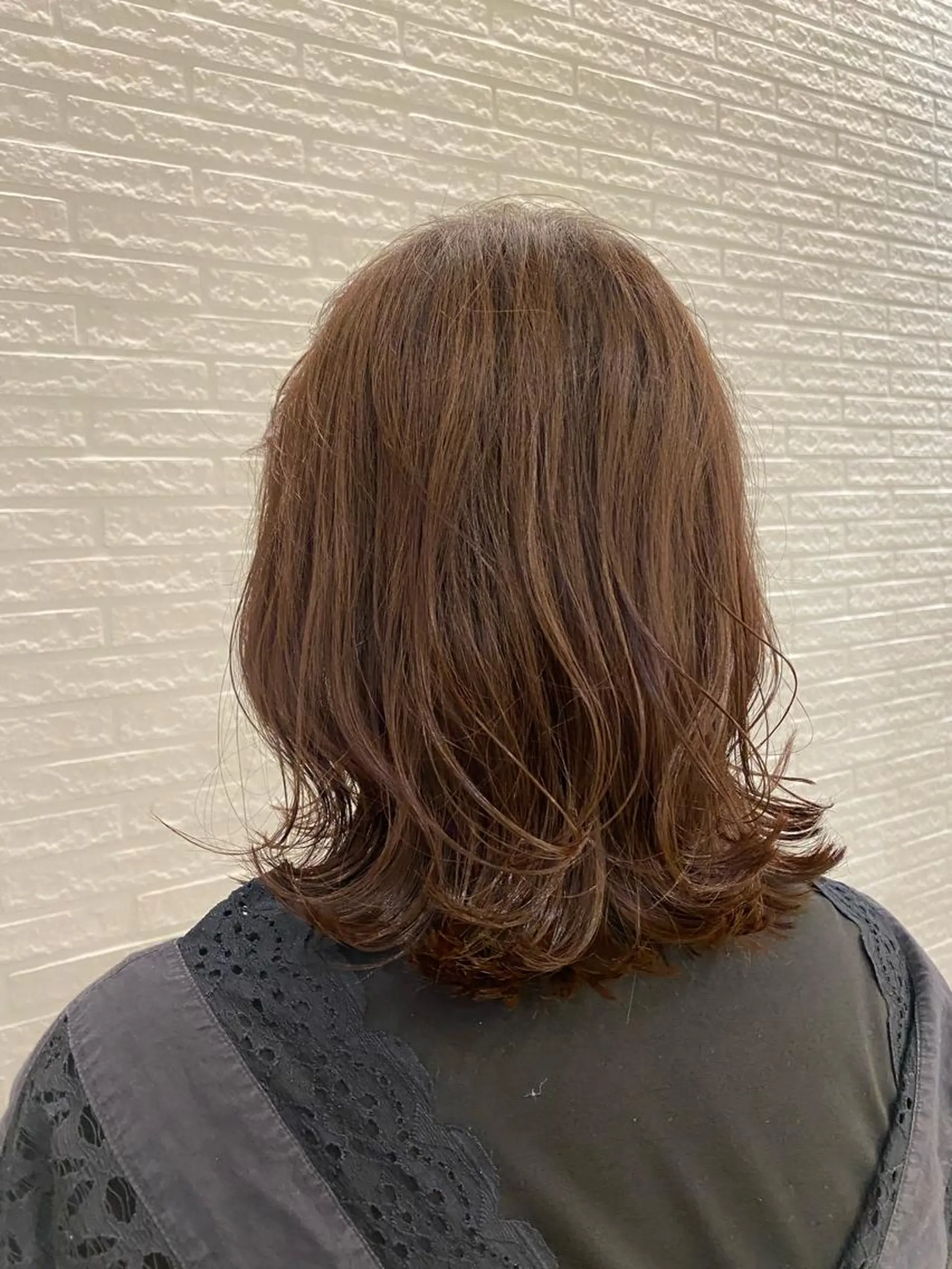 ミディアム カラー ボブ/ 似合わせ🥀原ちひろのヘアスタイル