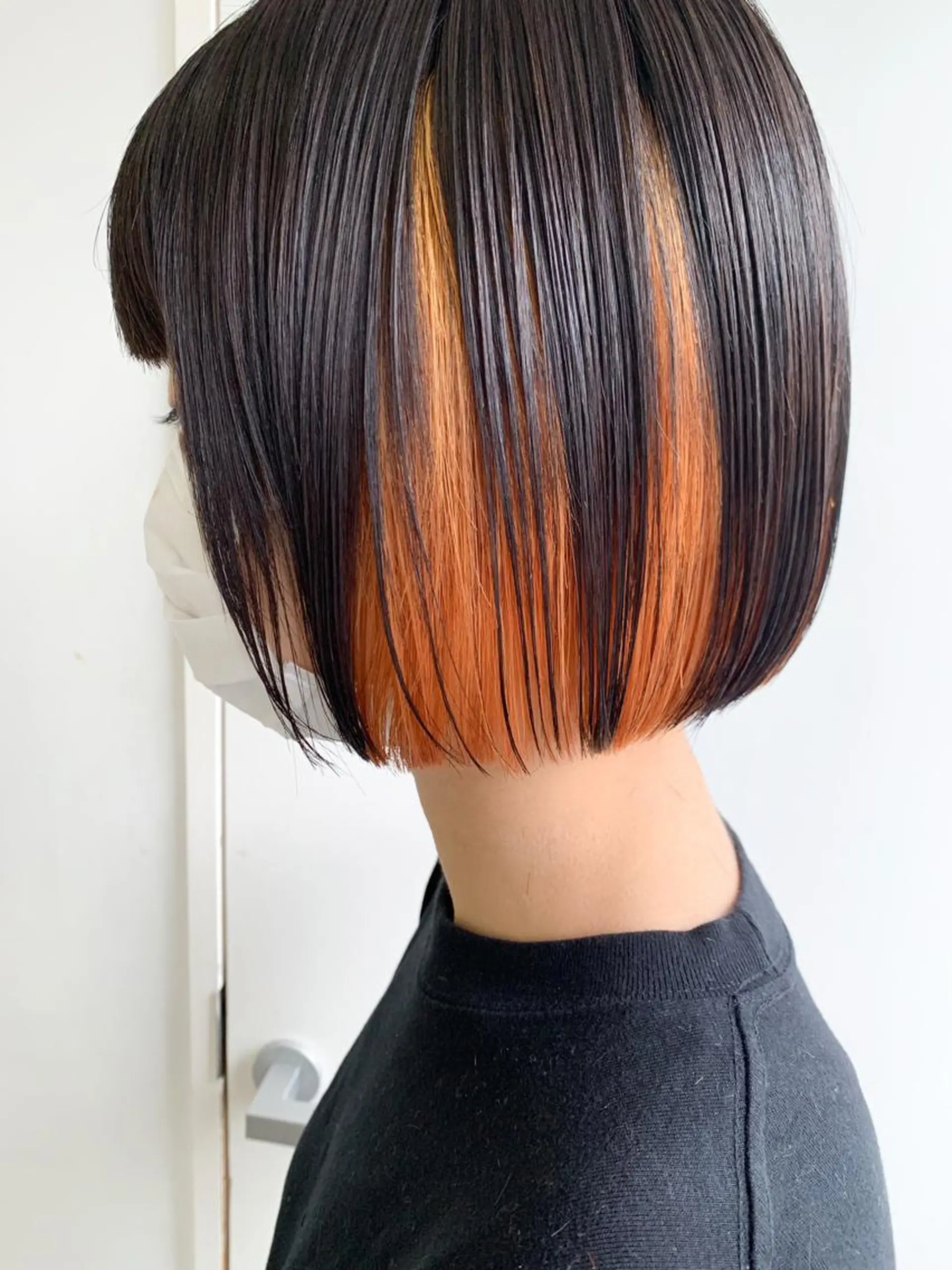 ショート nuu所属・💜ショート💜 ウルフ、ボブ二色亜美のヘアスタイル