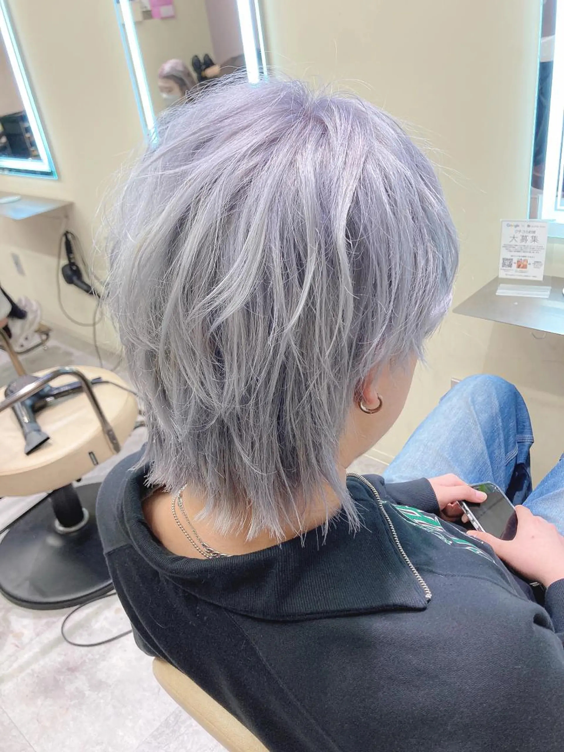 ショート カラー メンズ 🏆ハッシュカット× 髪質改善🏆カイトのヘアスタイル