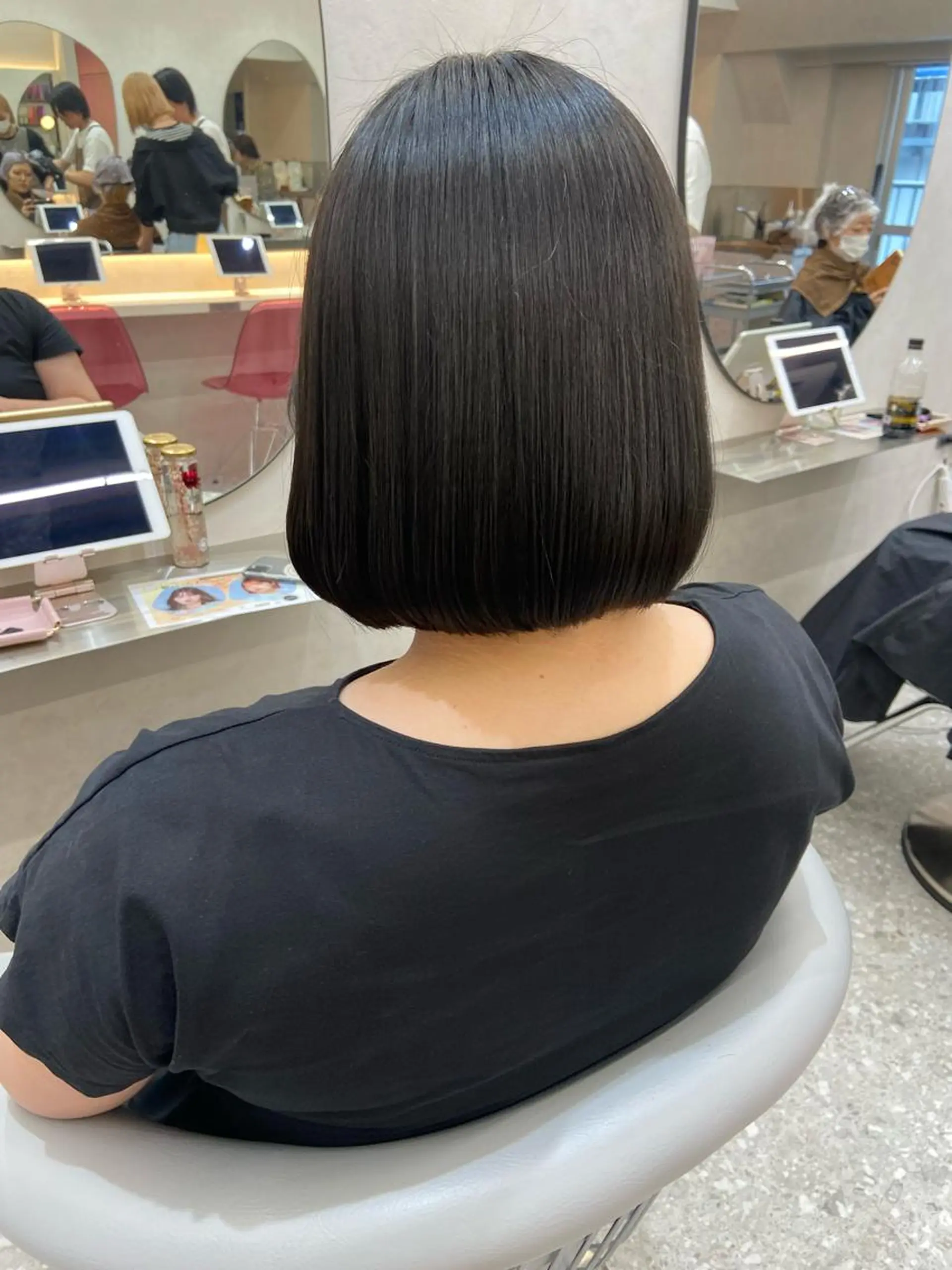 ショート カラー 新宿/韓国ヘア 中明度カラー/かやのヘアスタイル