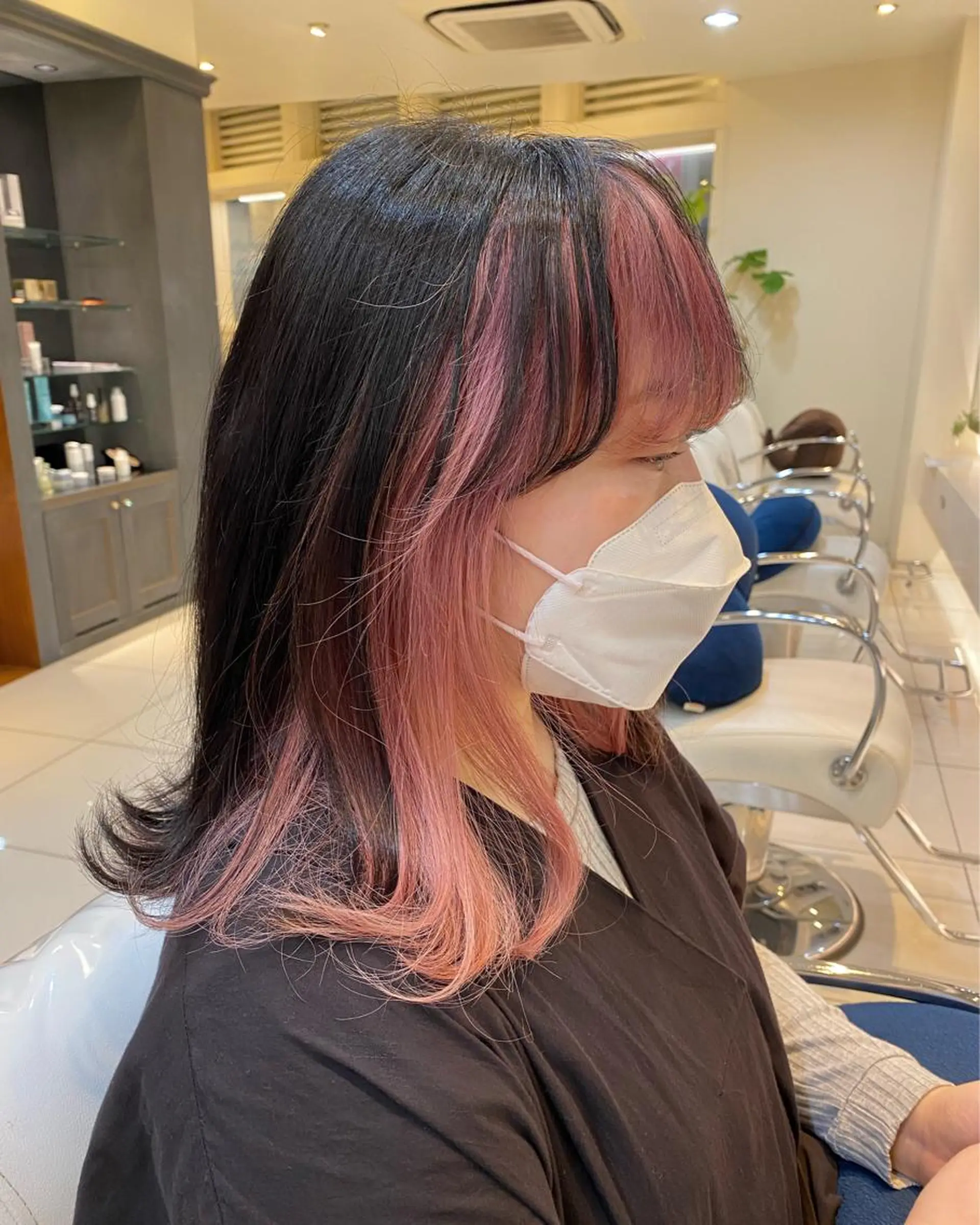 セミロング ヘアカラー sea's所属・ヒラカホ/矢場町/ ブリーチ/似合わせのヘアスタイル