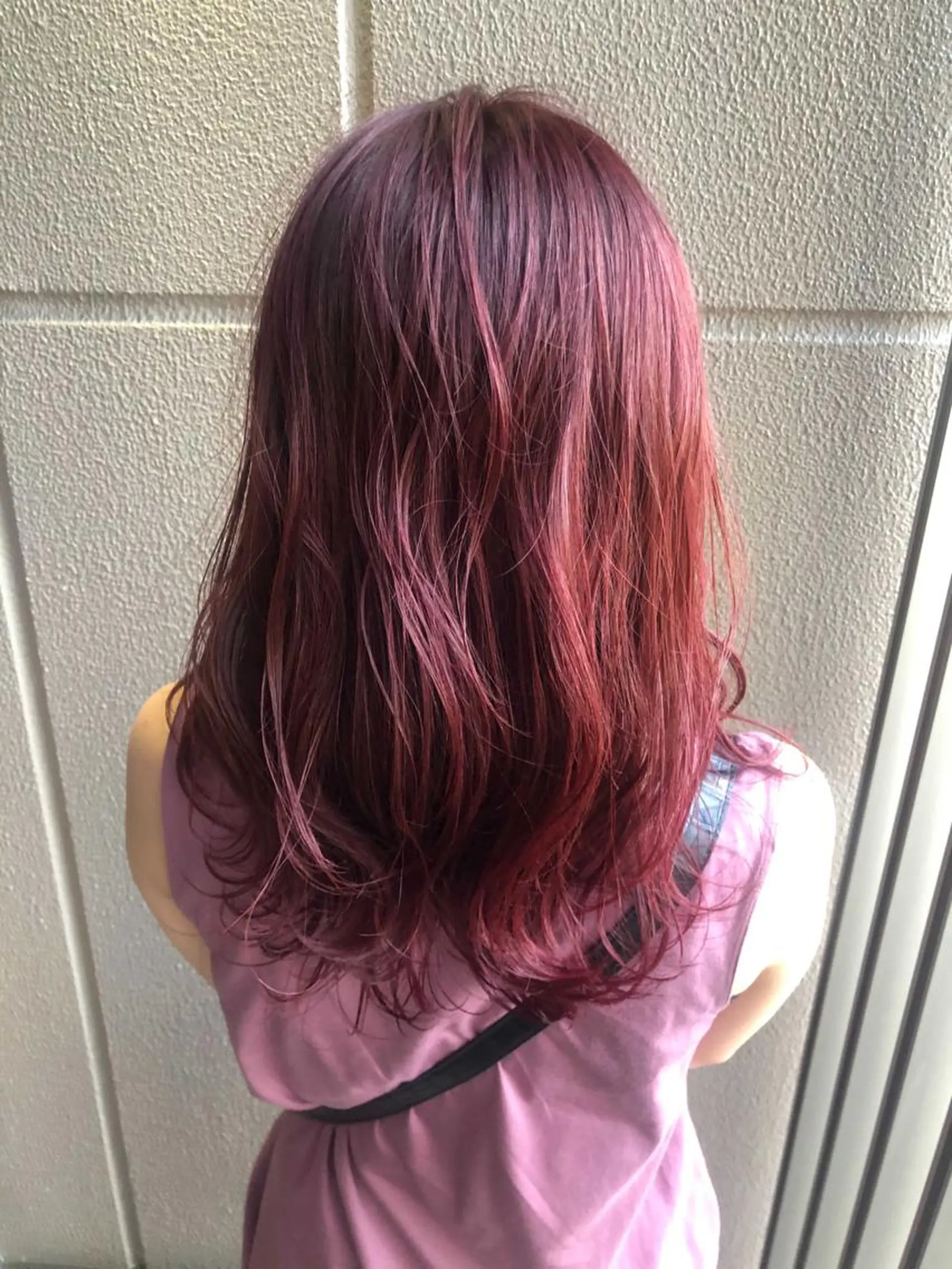 ロング 🐬脱白髪染めカラー 清水大世🐬のヘアスタイル