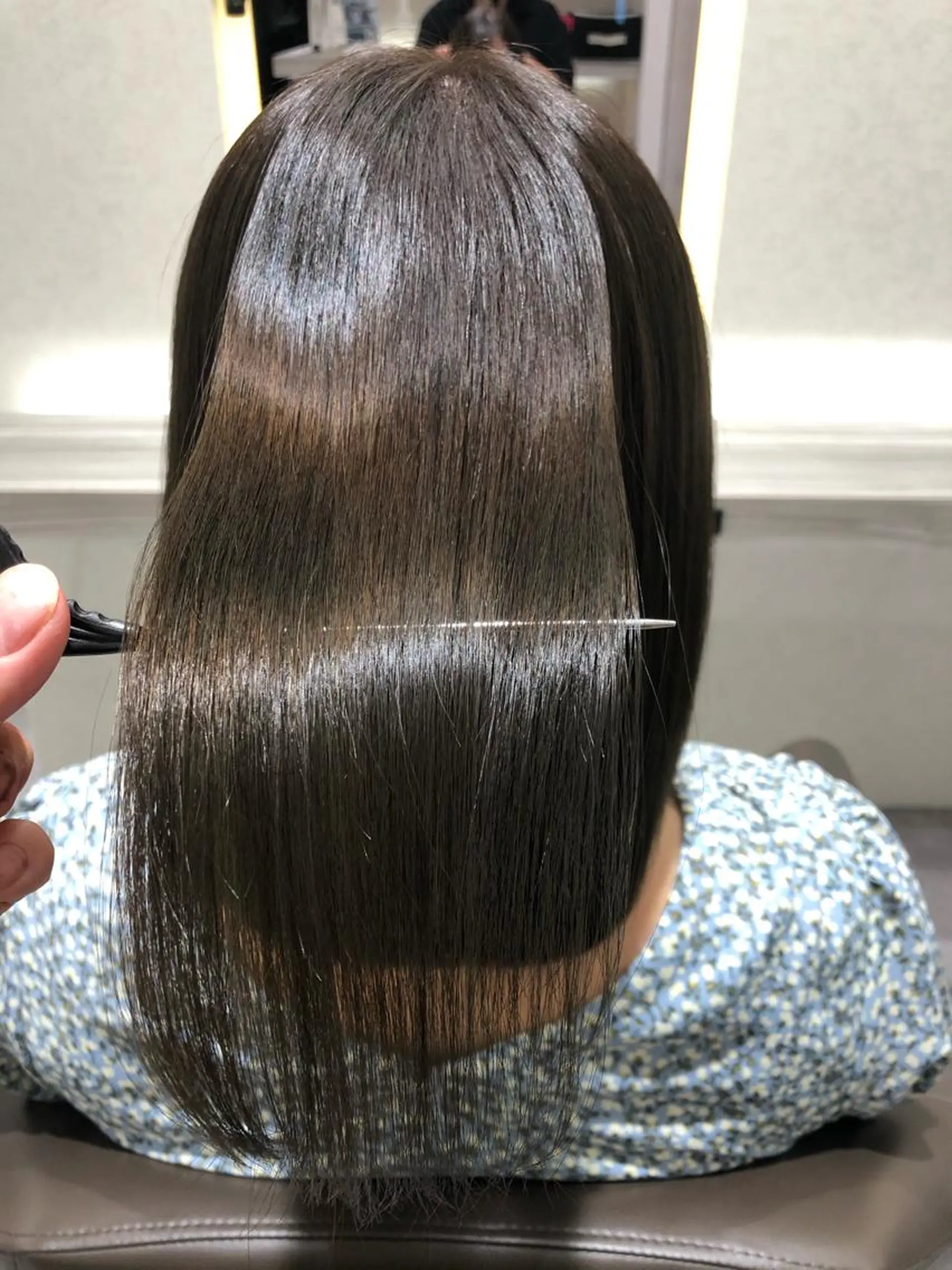 セミロング カラー ムトウセイマ/艶髪 /艶ケアWブリーチのヘアスタイル