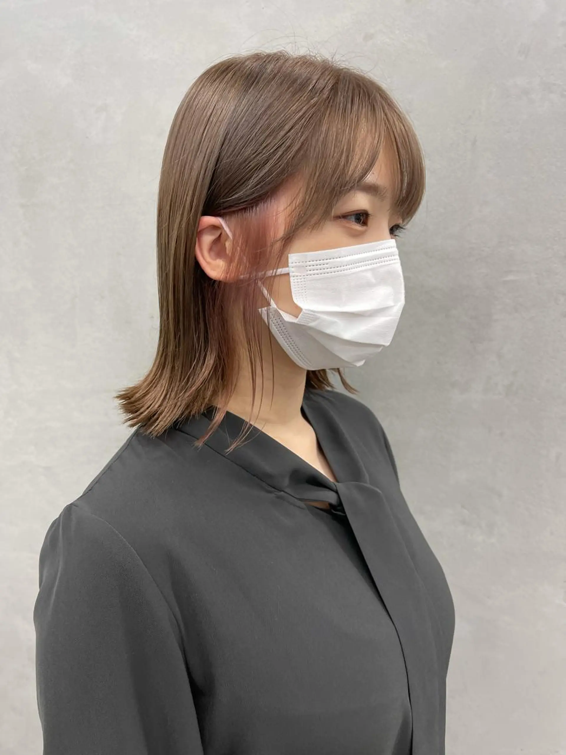 カラー ラベンダーカラー ピンクカラー ピンクラベンダー ブリーチダブルカラー 【koide】のヘアスタイル