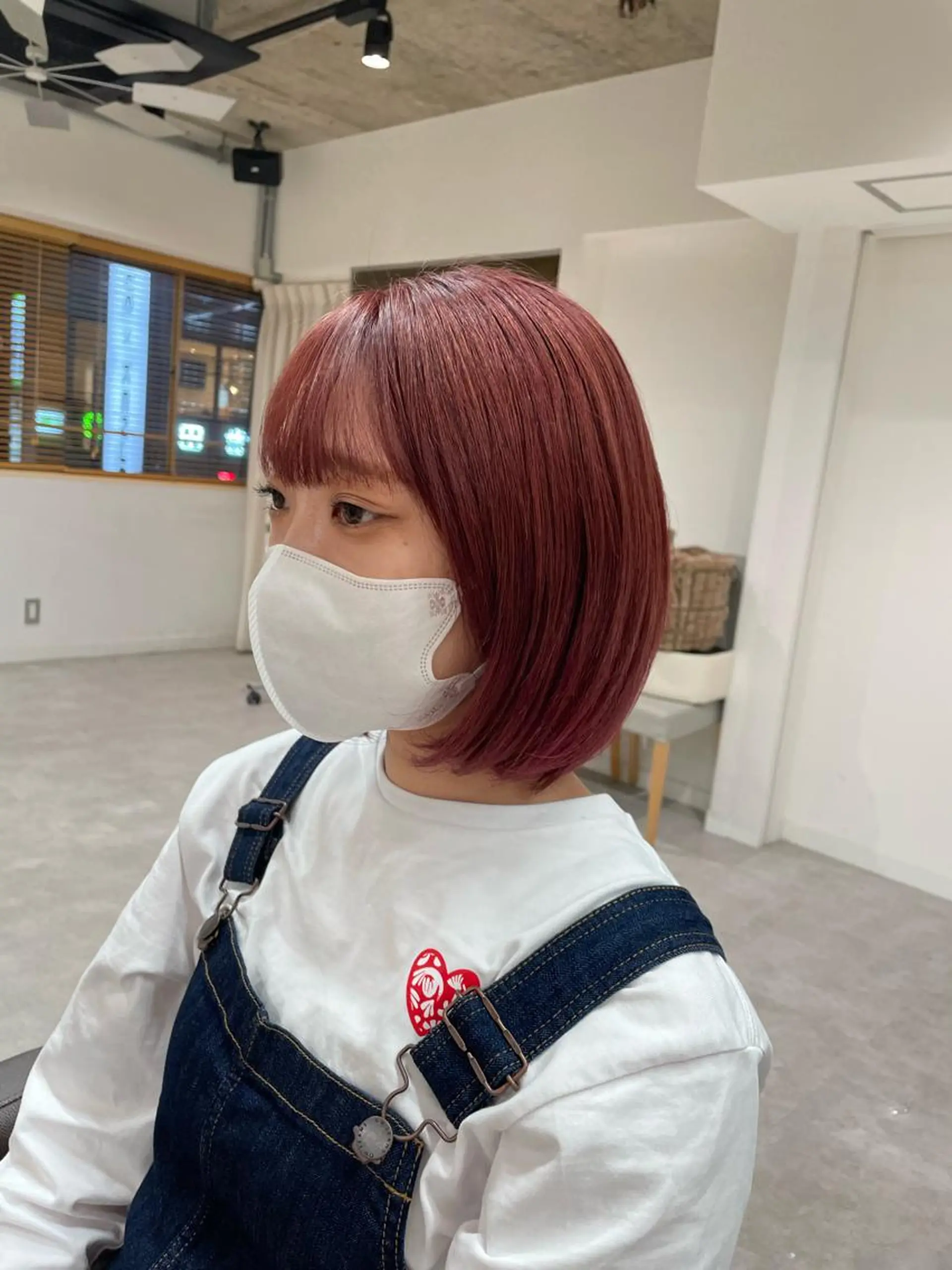 カラー ピンクカラー ヘアカラー ピンクカラー🎀/ ミルクティー🍼花音のヘアスタイル