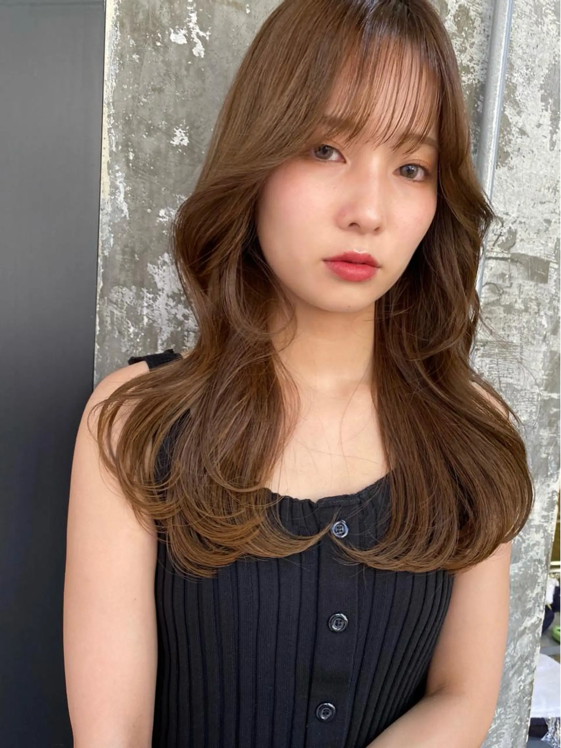 ロング カラー ダブルカラー ハイライトカラー インナーカラー くびれヘア ハイライト Pia hair Design Yakuin所属・Pia ツボイ ケイタのヘアスタイル