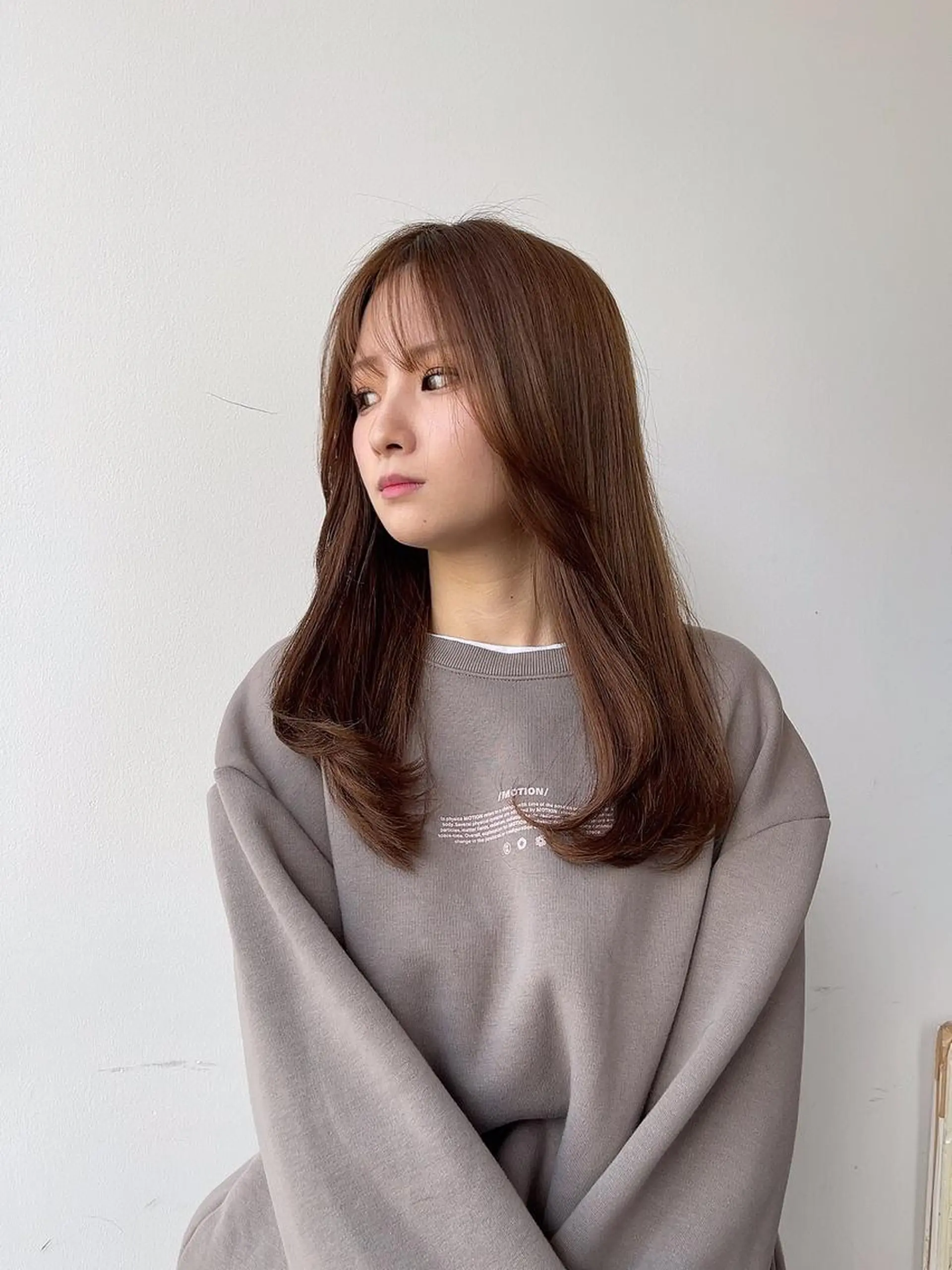 ロング カラー ロング レイヤーカット顔周り /アレンジ伊藤彪真のヘアスタイル