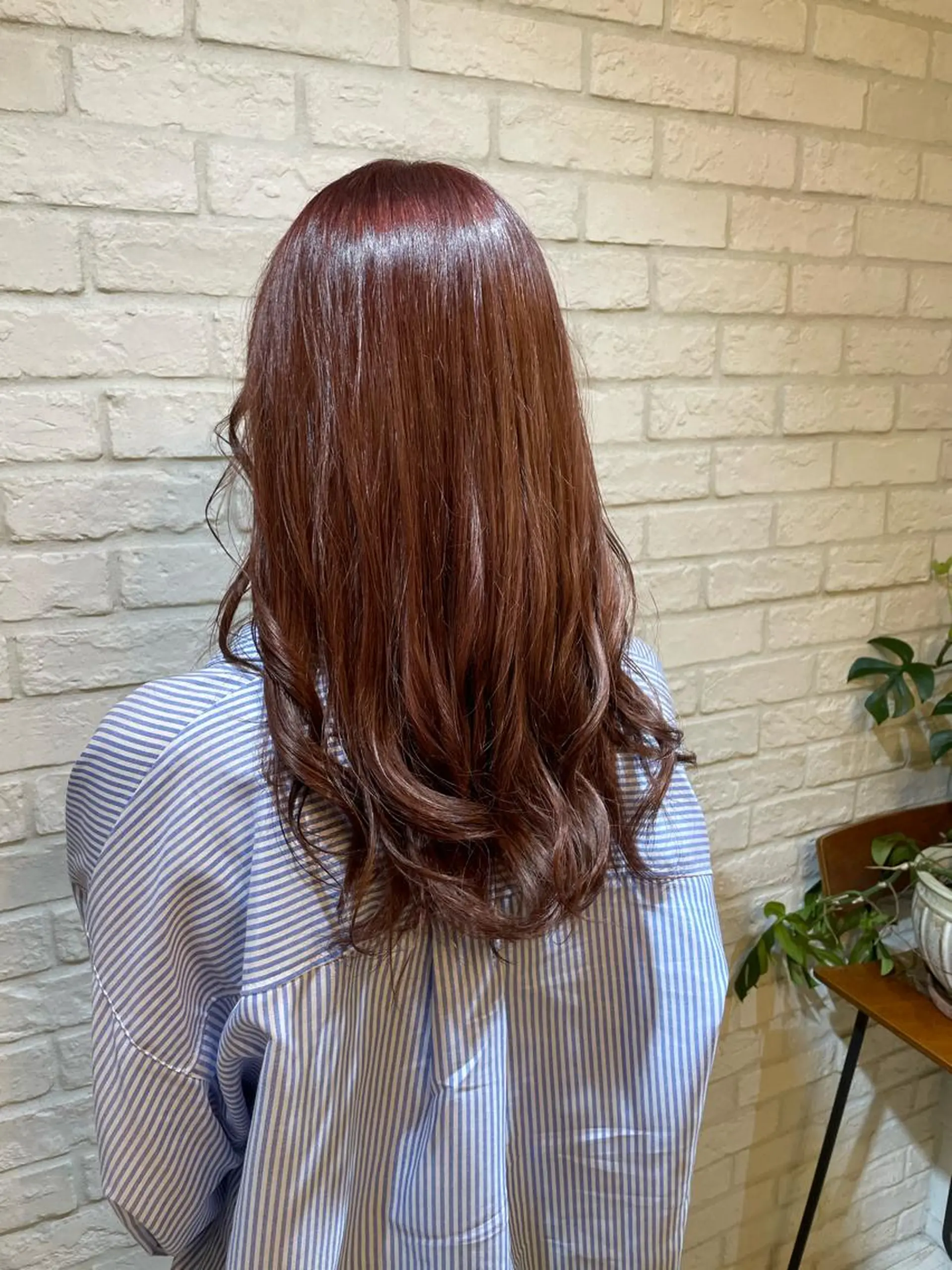 ロング ピンクブラウン ❄️薄 仁❄️のヘアスタイル