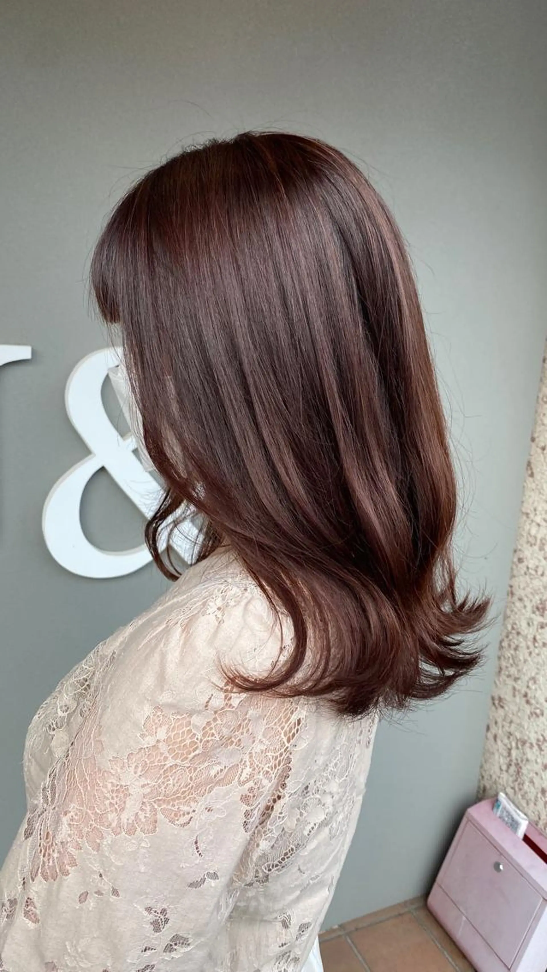 セミロング ヘアカラー トリートメント U&i所属・平田 広大のヘアスタイル