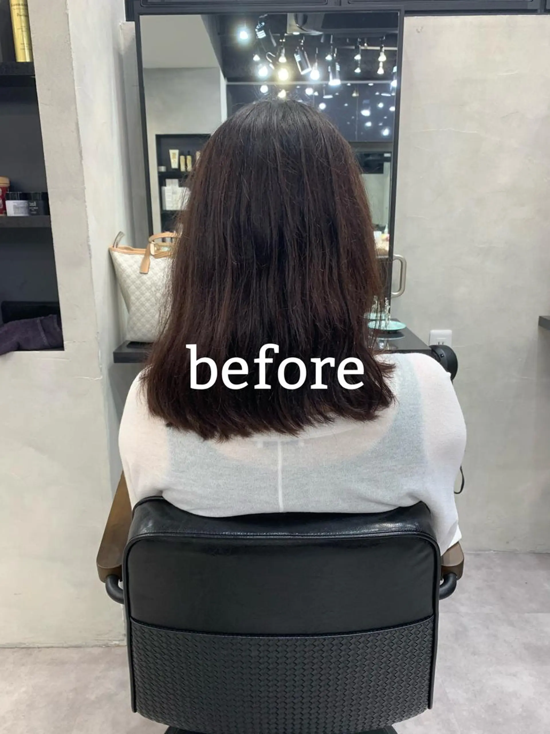 ミディアム カラー 新宿/韓国レイヤー 髪質改善カラー/角所のヘアスタイル