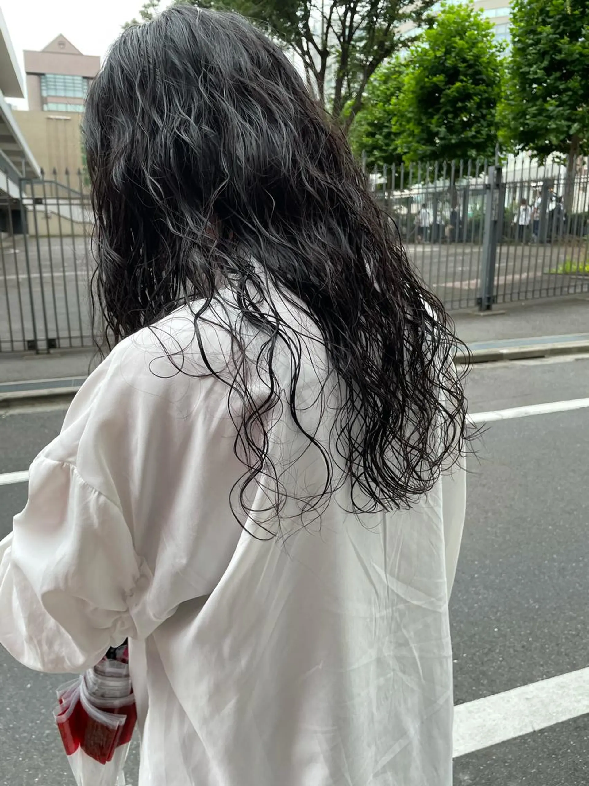 ロング パーマ キッズ カット パーマ トリートメント オトナヘア🌸 harukaのヘアスタイル