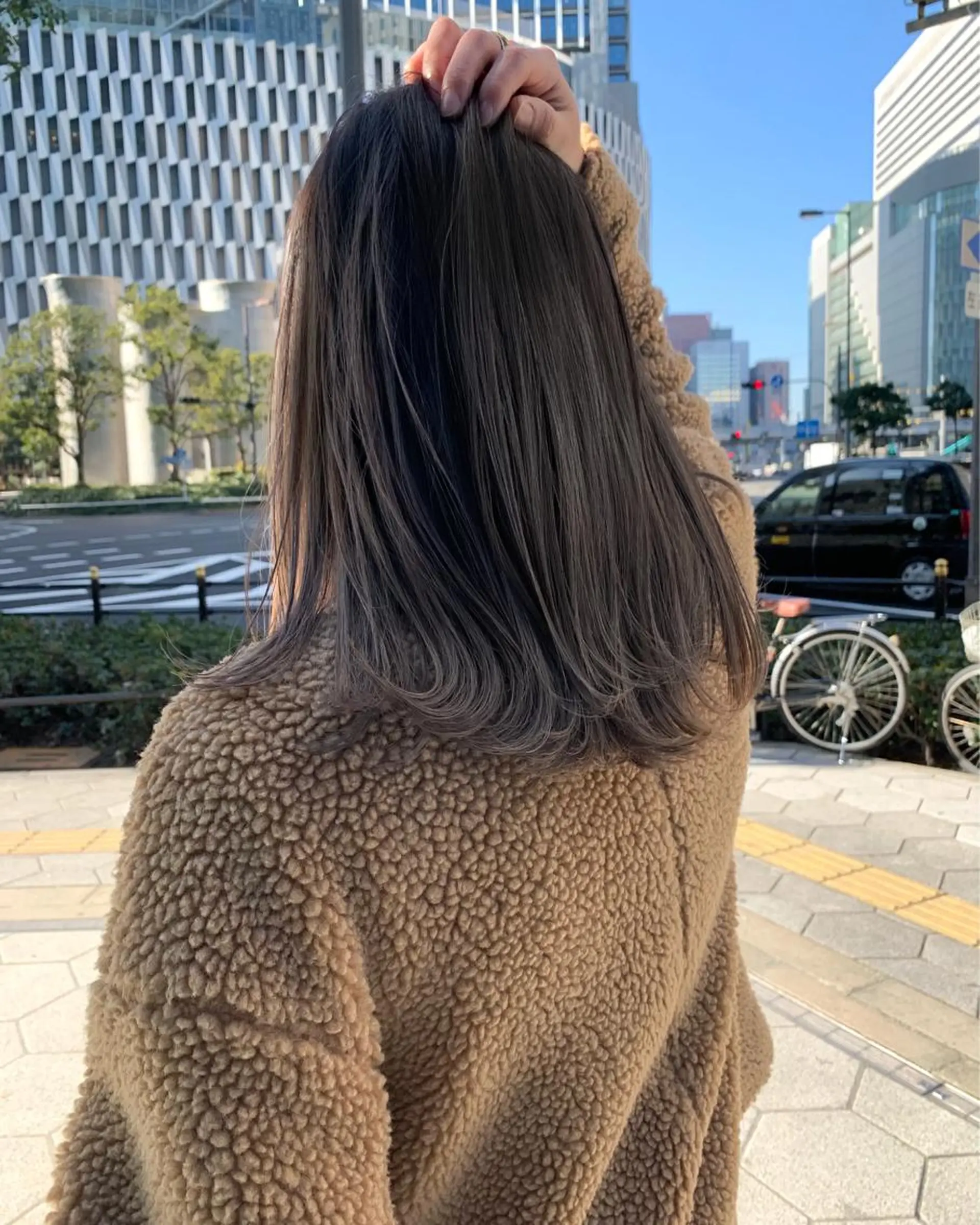 ミディアム ヘアカラー SALOWIN梅田茶屋町North店所属・福山 晴香のヘアスタイル